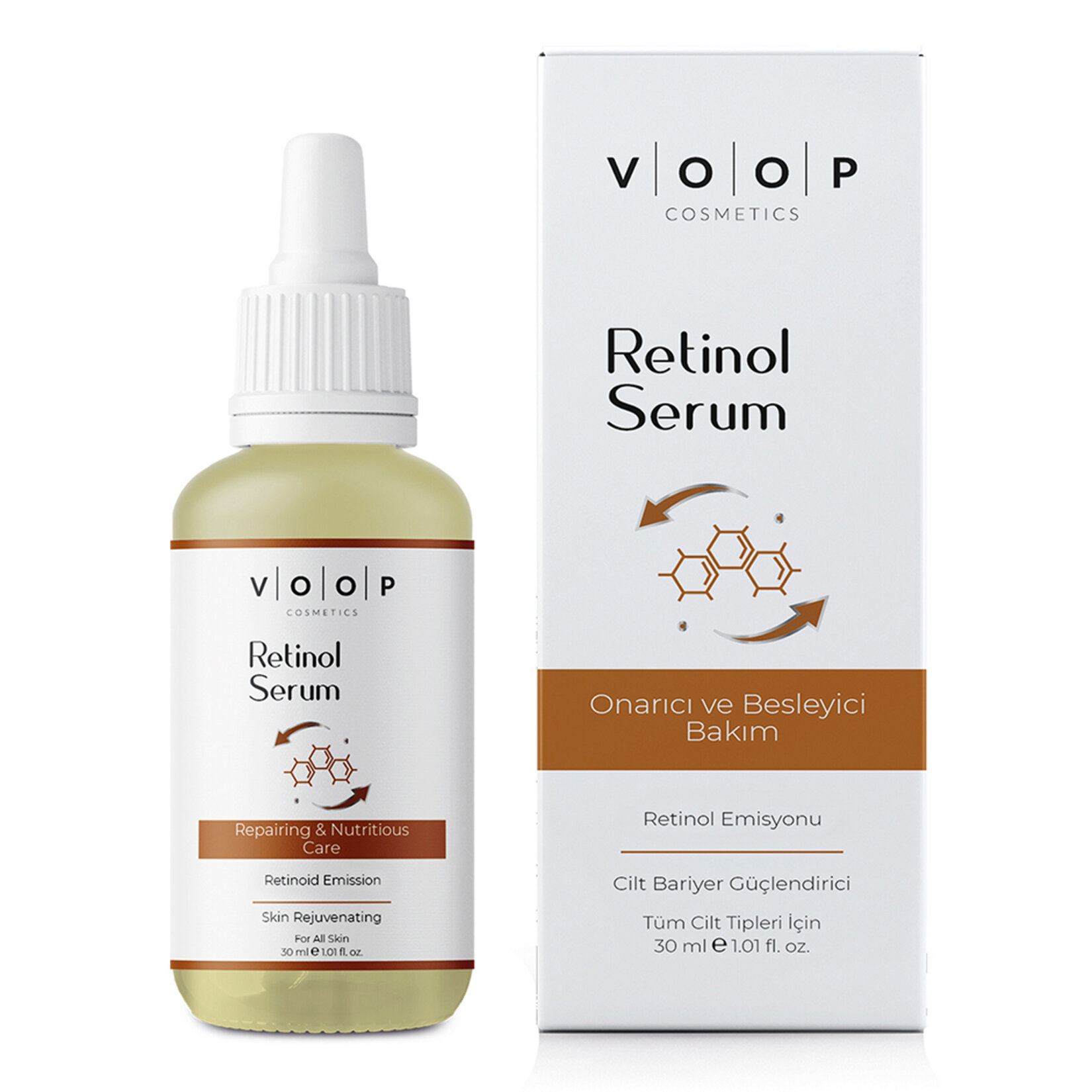 Voop Retinol Onarıcı ve Besleyici Serum 30 Ml