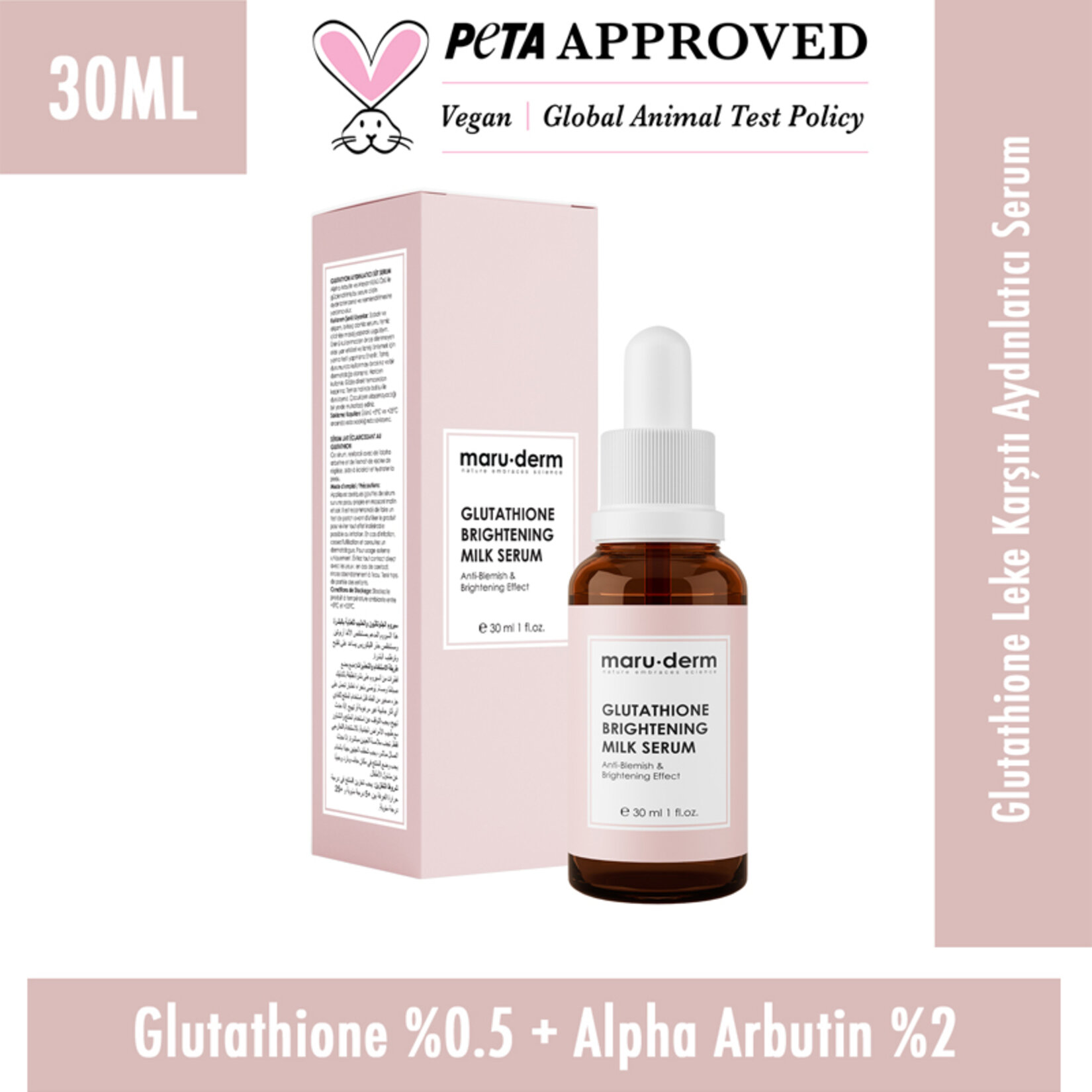 Maruderm Glutatyon Beyazlatıcı & Leke Karşıtı Serum 30Ml - Görsel 2