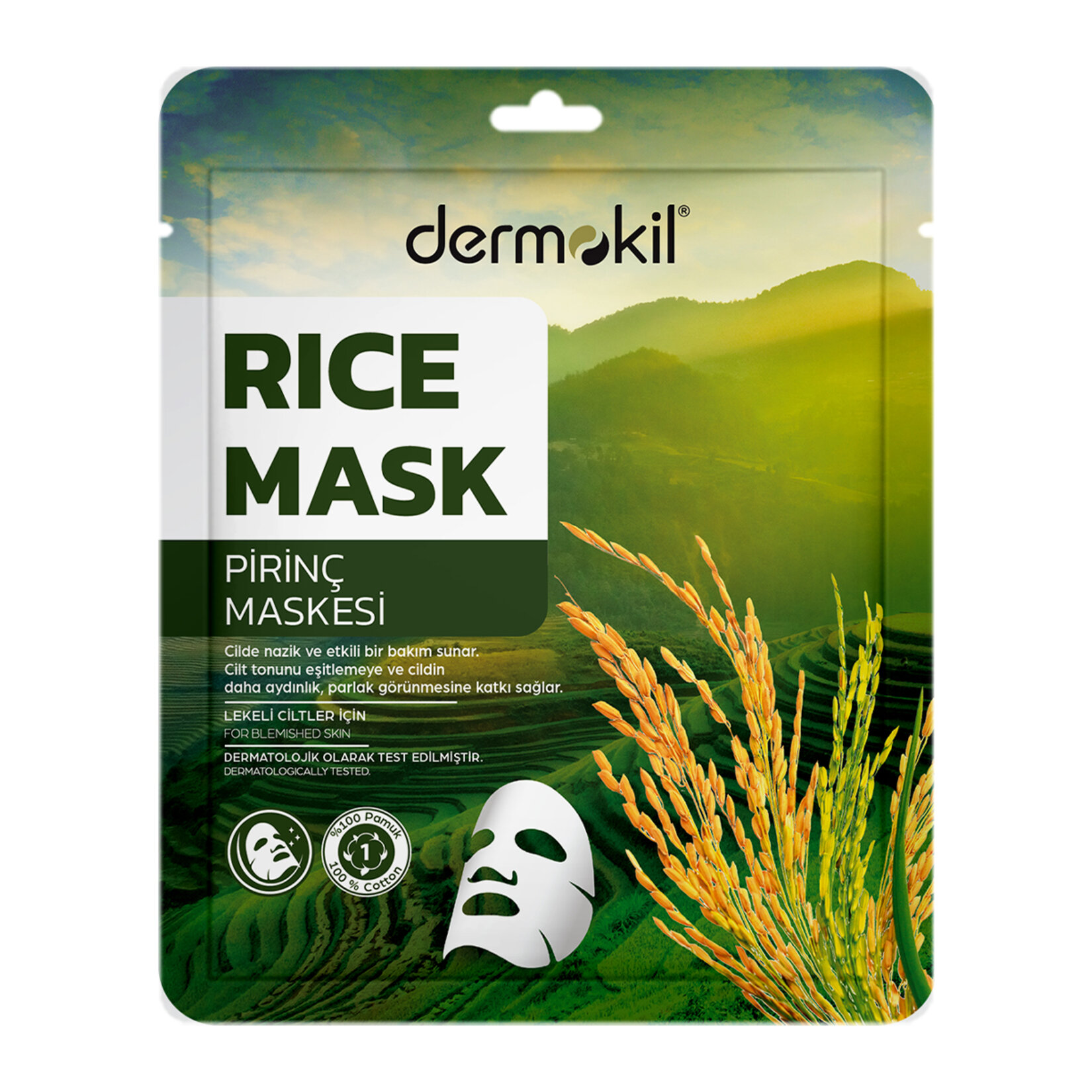 Dermokil Rice Mask Pirinç Maskesi 20 G - Görsel 1
