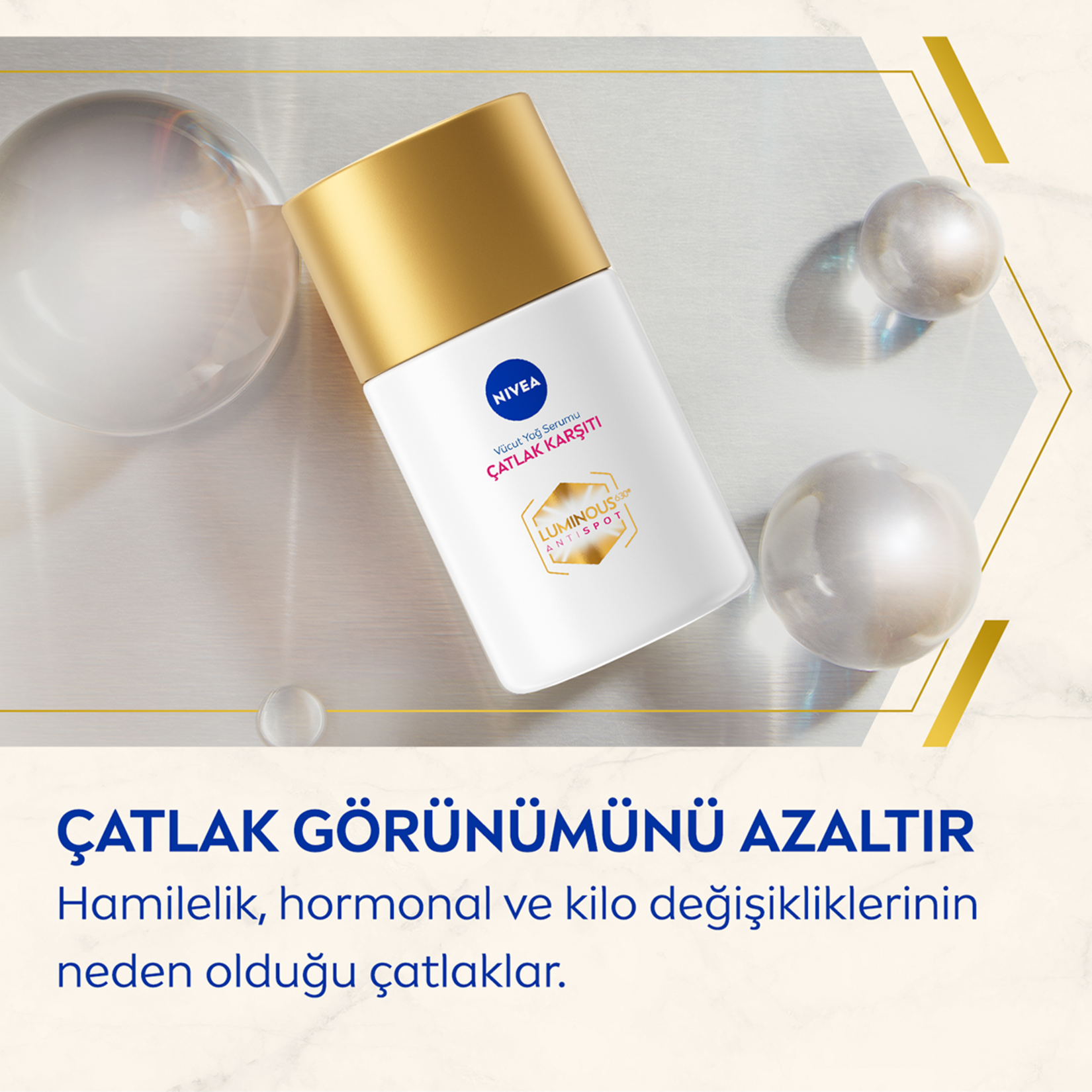 NIVEA Luminous630 Çatlak Karşıtı Vücut Yağ Serumu 100ml - Görsel 7