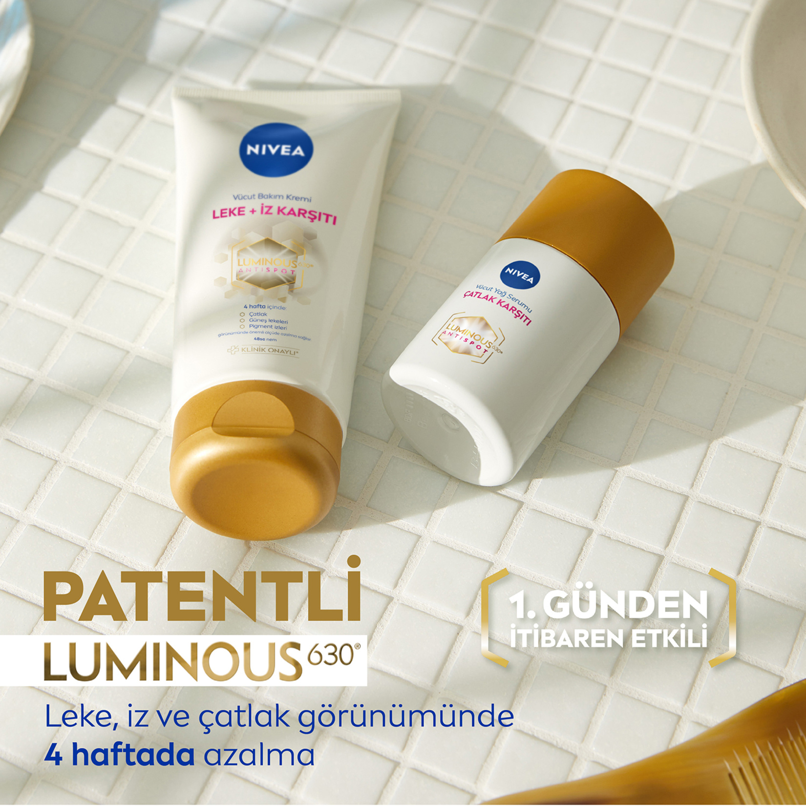 NIVEA Luminous630 Leke ve İz Karşıtı Vücut Bakım Kremi 200ml - Görsel 6