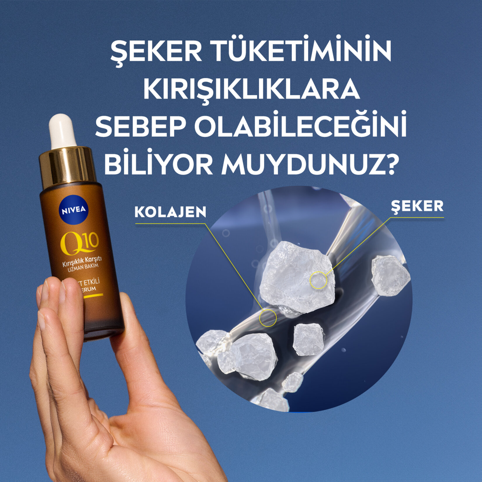 NIVEA Q10 Kırışıklık Karşıtı Çift Etkili Cilt Serumu 30ml - Görsel 2