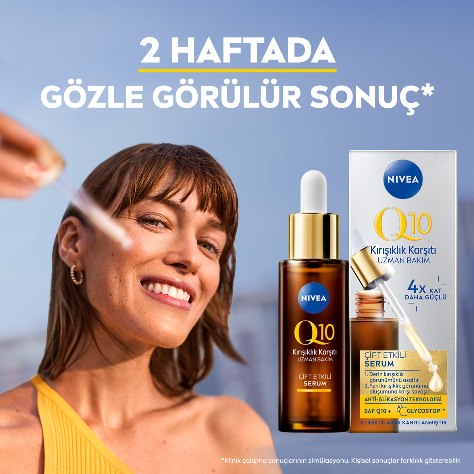 NIVEA Q10 Kırışıklık Karşıtı Çift Etkili Cilt Serumu 30ml - Görsel 4