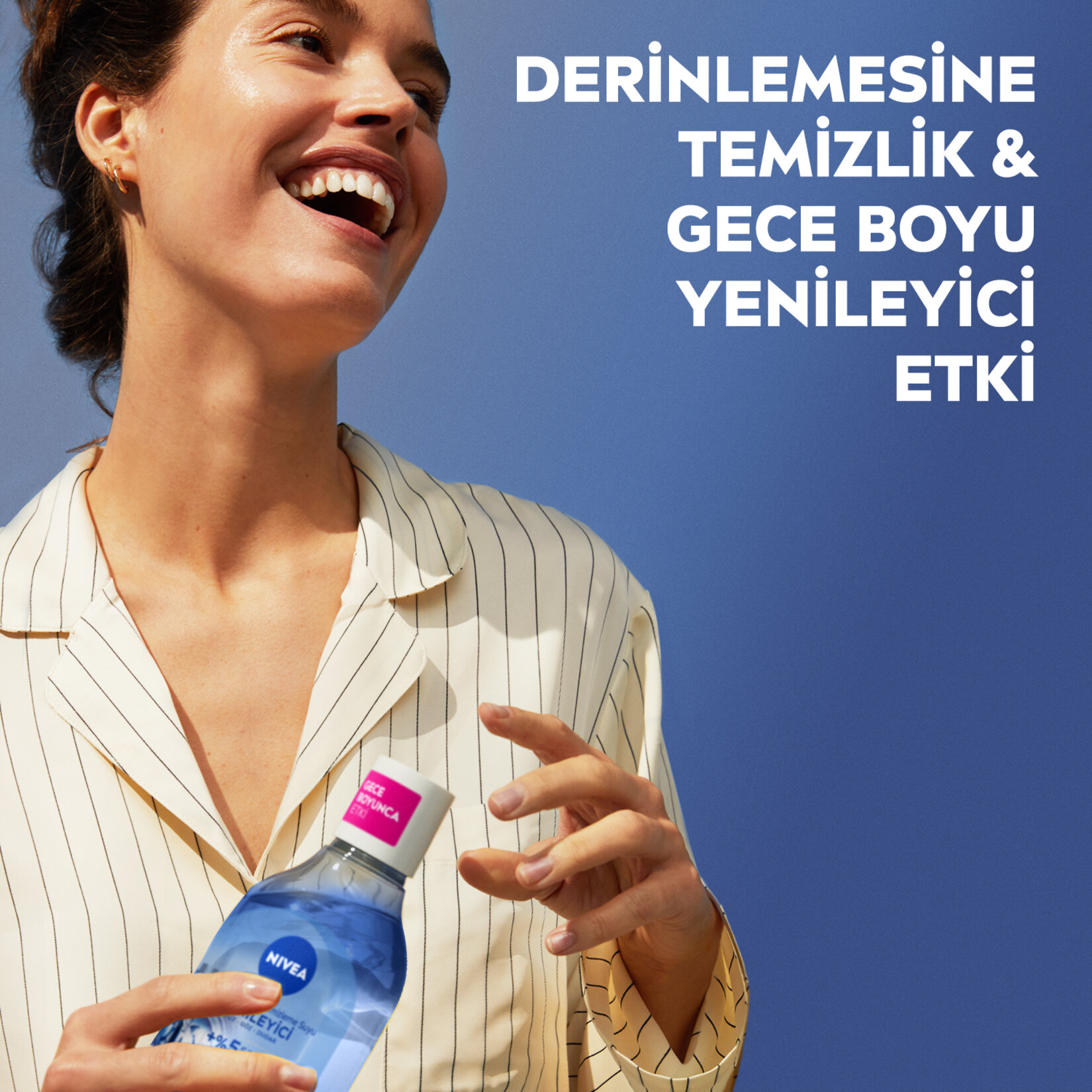 NIVEA Yenileyici Serum İçerikli Micellar Makyaj Temizleme Suyu Pantenol 400 ml - Görsel 2