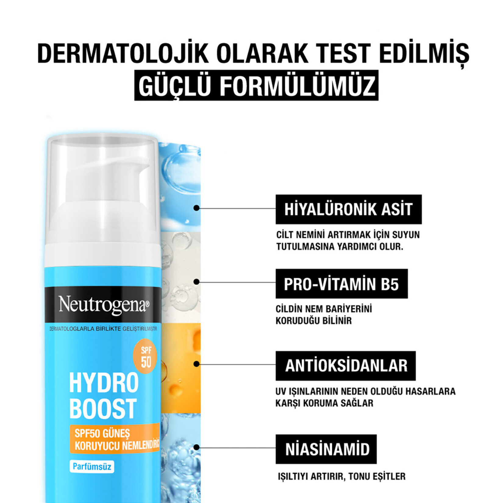 Neutrogena Hydro Boost SPF50 50 Ml - Görsel 5