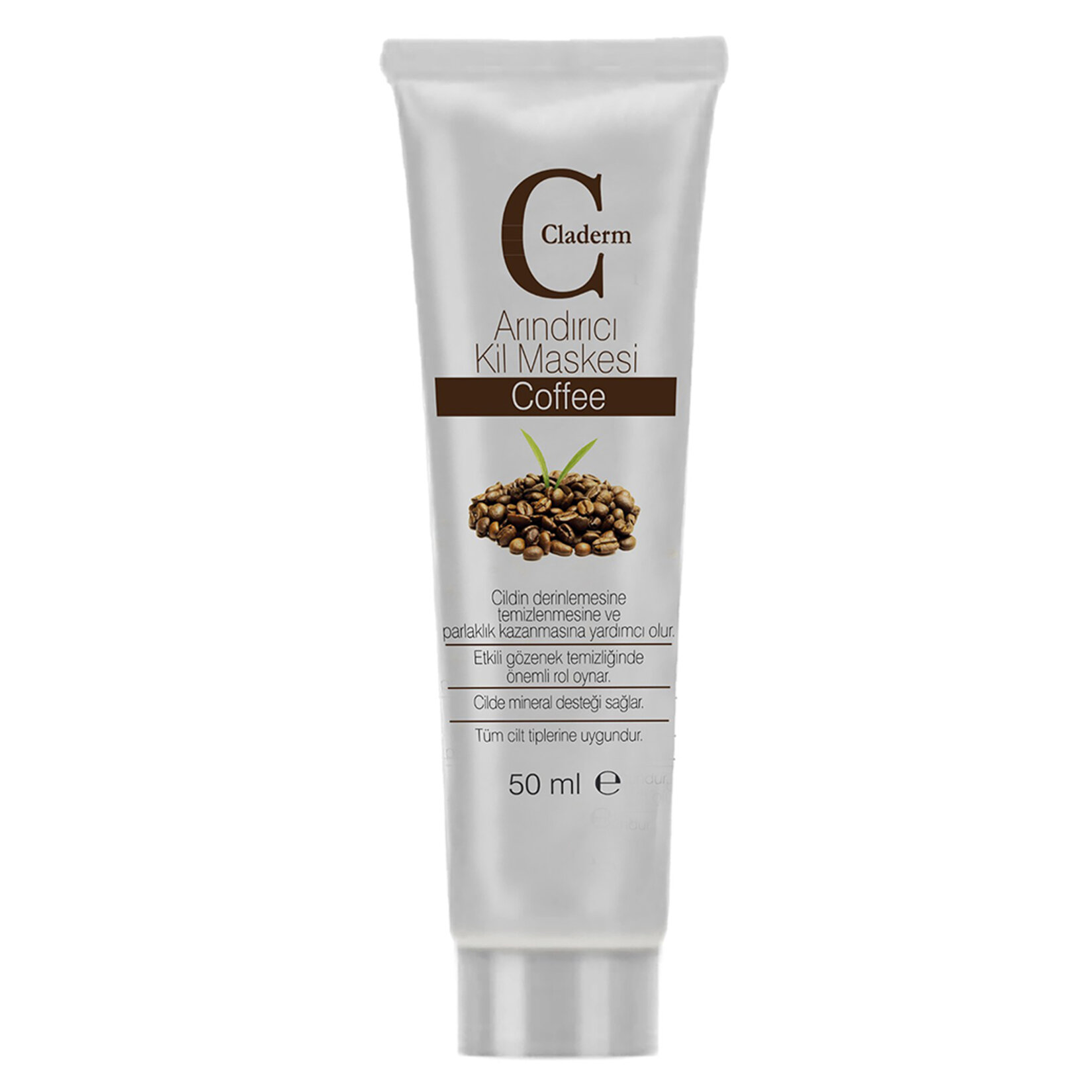 Claderm Coffee Tüp Kil Maskesi 50 Ml