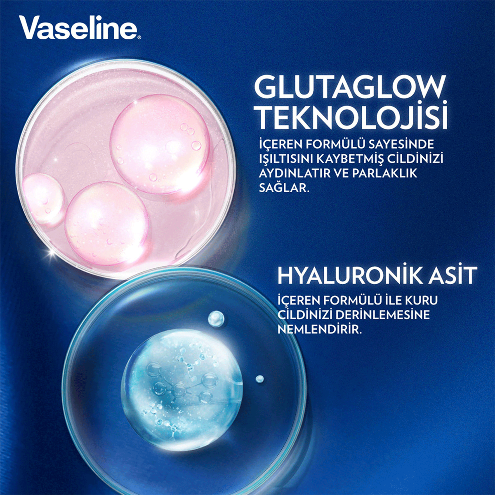 Vaseline Gluta Hya Sıkılaştırıcı Serum Vücut Losyonu 200 Ml - Görsel 3