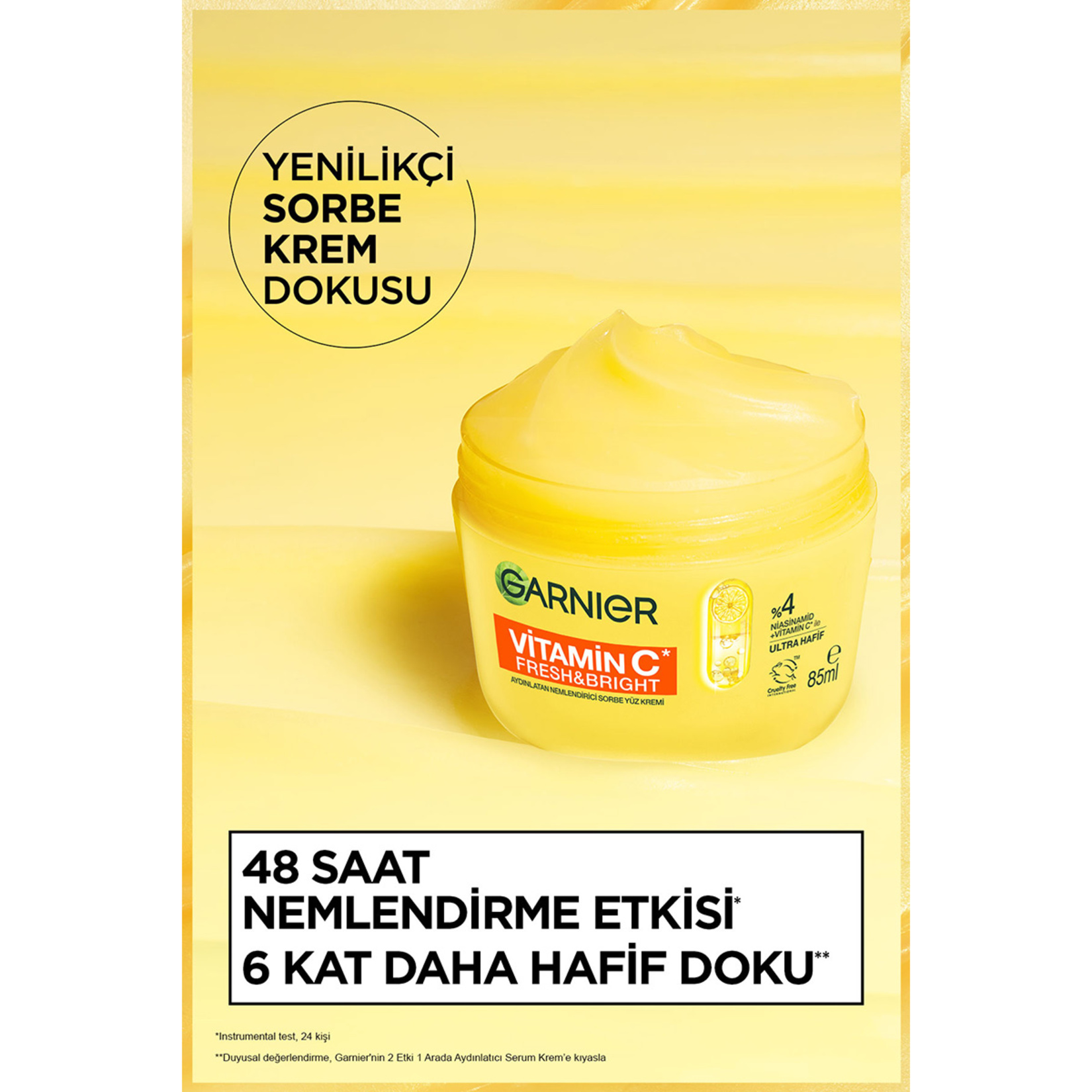Garnier C Vitamini Sorbet Nemlendirici Yüz Kremi 85 Ml - Görsel 2