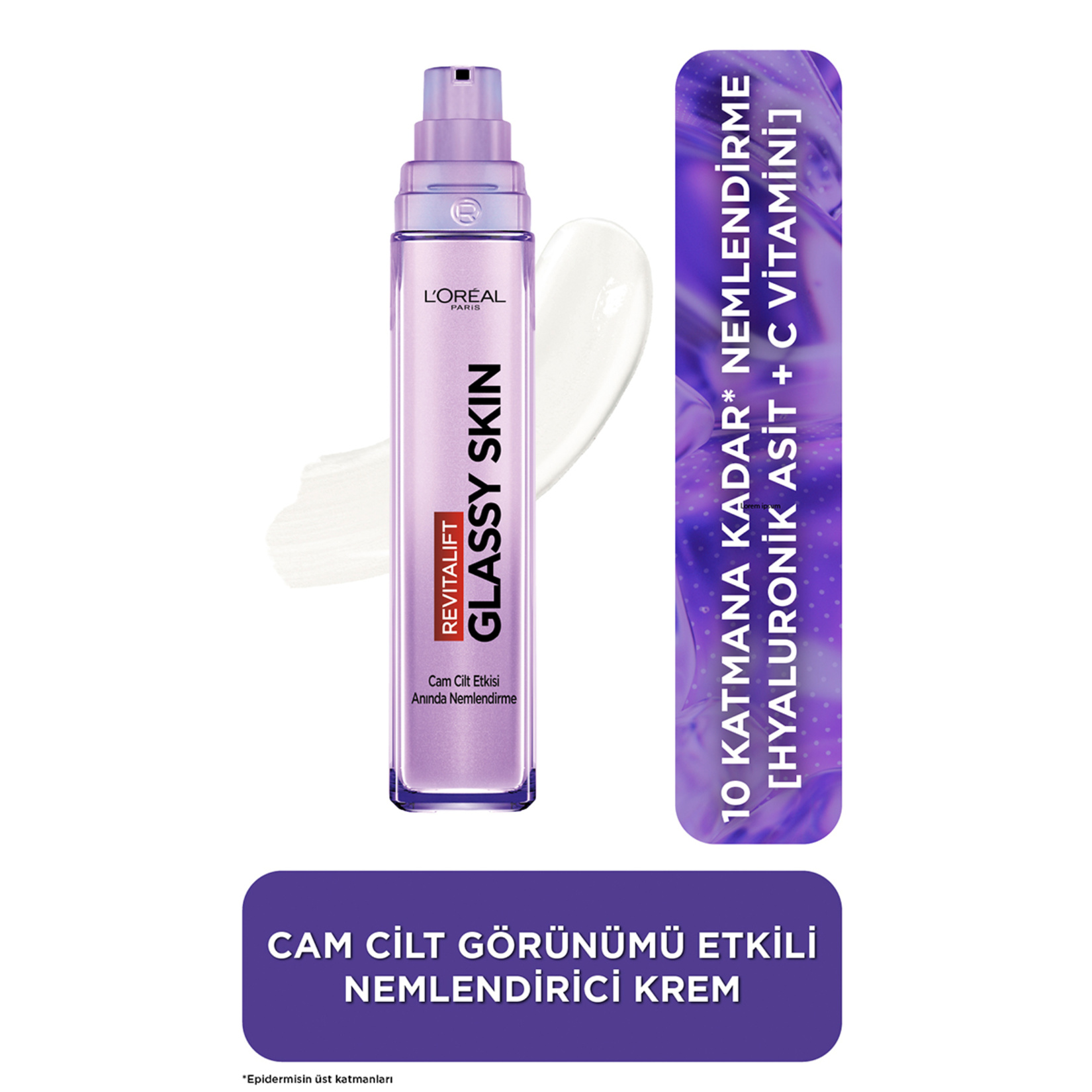 L'Oreal Paris Revitalift Filler Glassy Skin Nemlendirici 50 Ml - Görsel 2