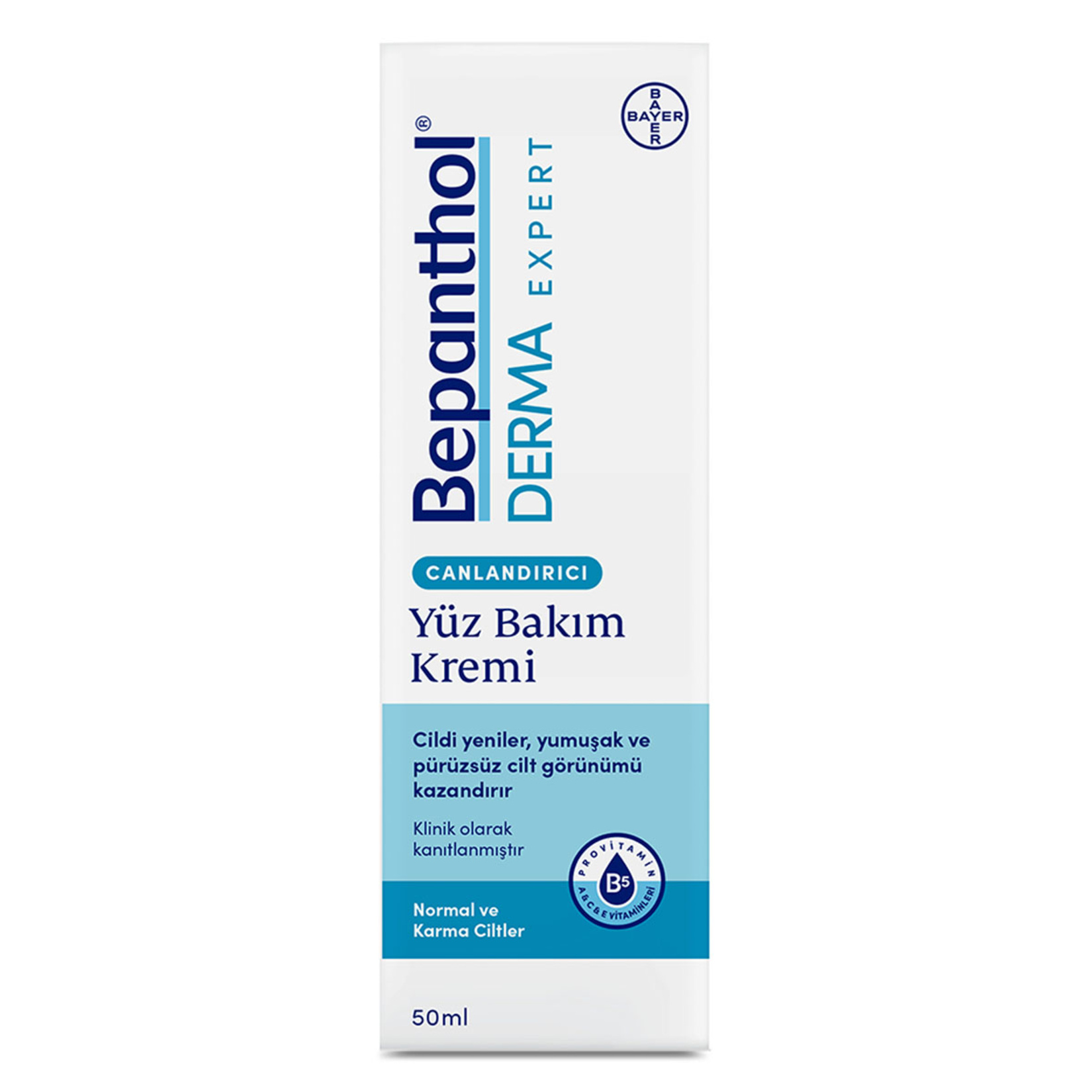 Bepanthol Derma Expert Canlandırıcı Yüz Bakım Kremi 50 Ml