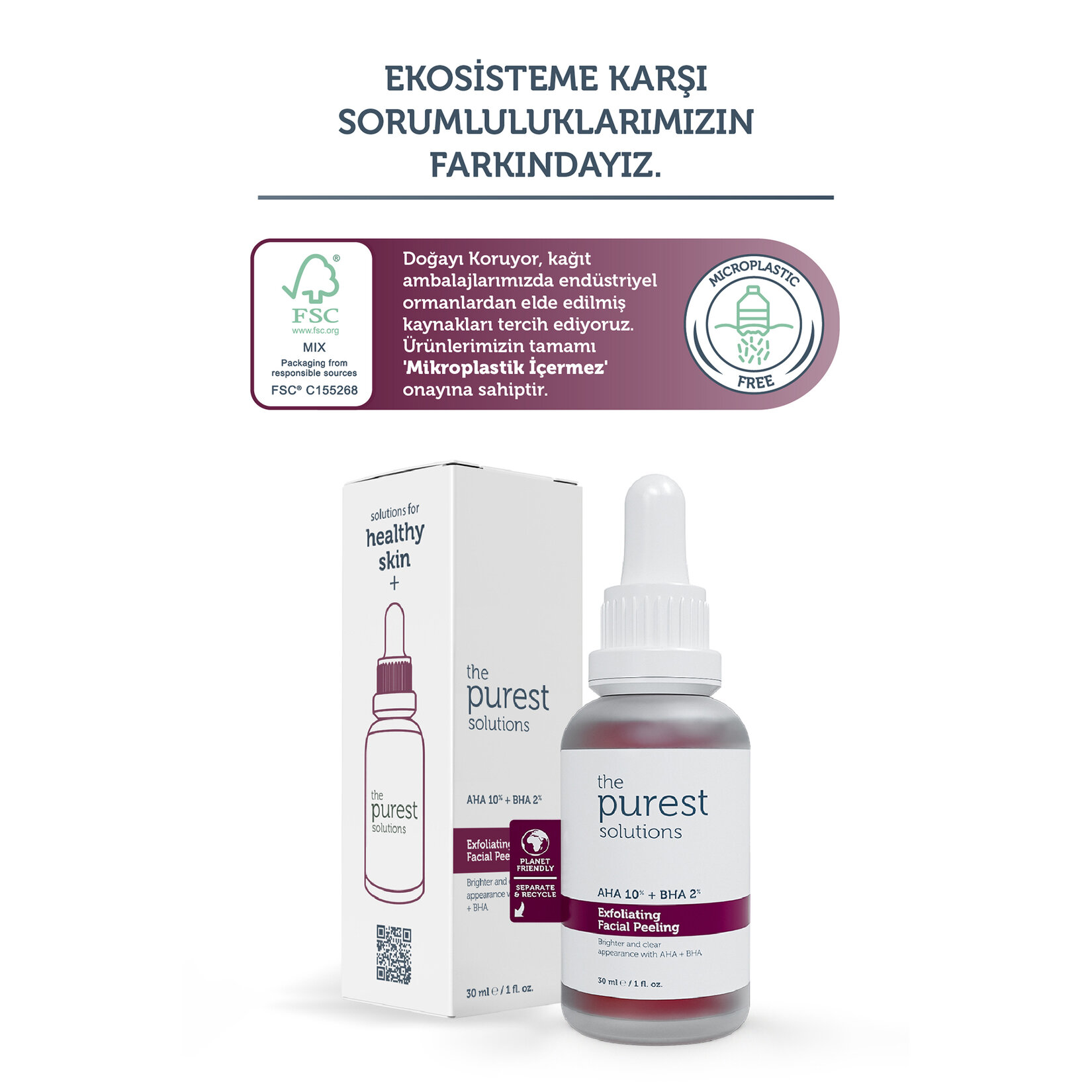The Purest Solutions Ton Eşitleyici Peeling Serum 30 ml - Görsel 5