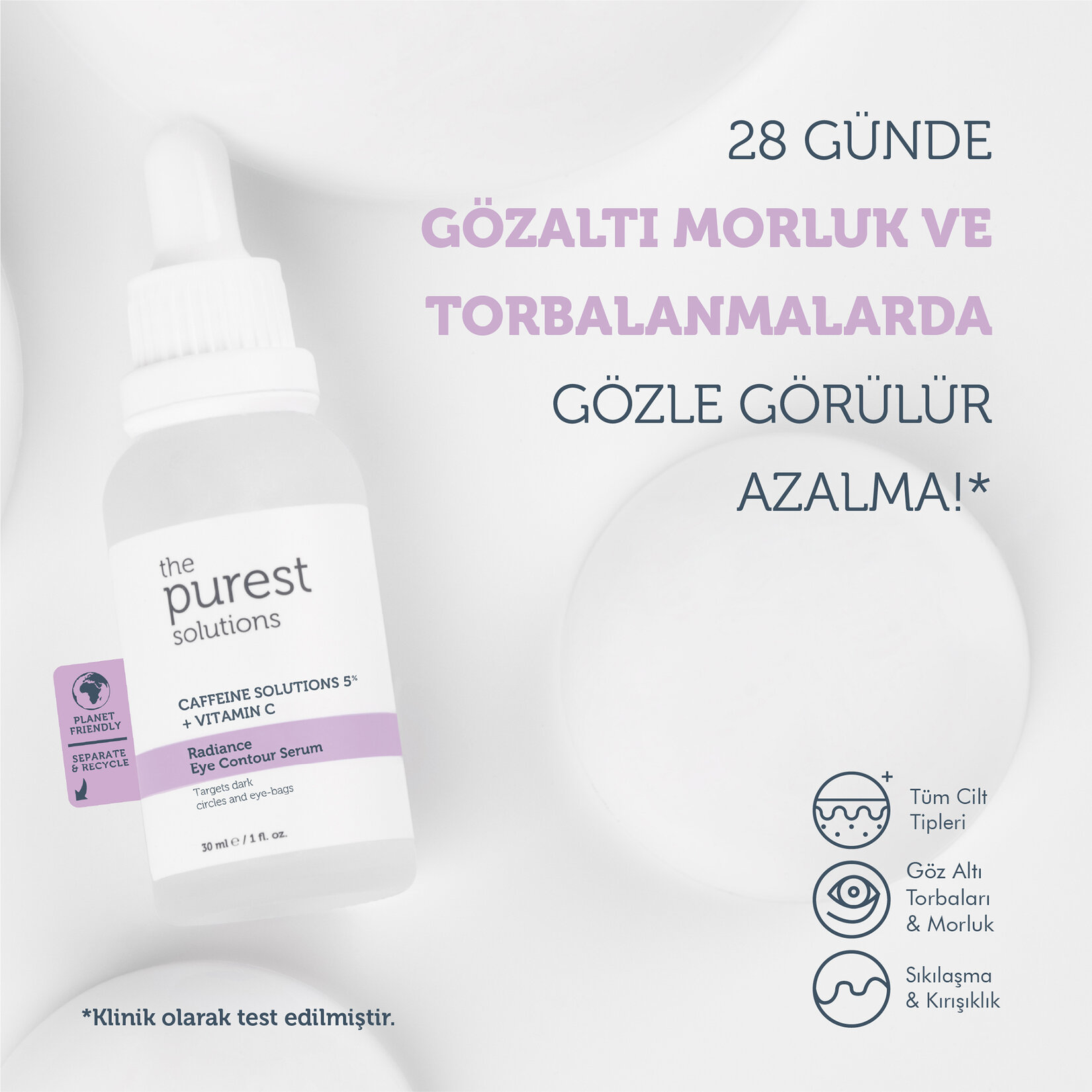 The Purest Solutions Kafein Serum 30 ml - Görsel 2