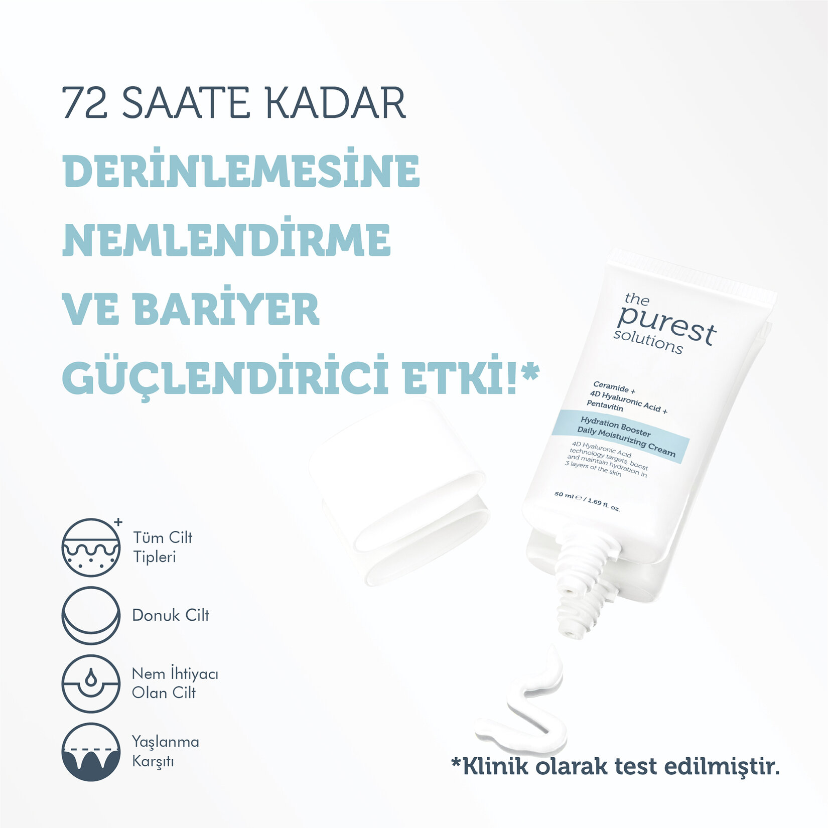 The Purest Solutions Günlük Nemledirici Bakım Kremi 50 ml - Görsel 2