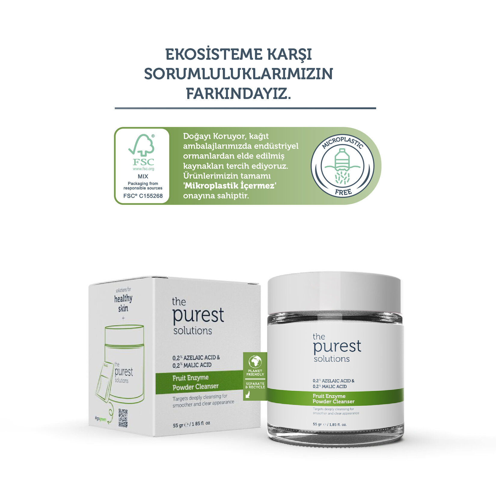 The Purest Solutions Meyve Asitli Toz Temizleyici 55g - Görsel 5