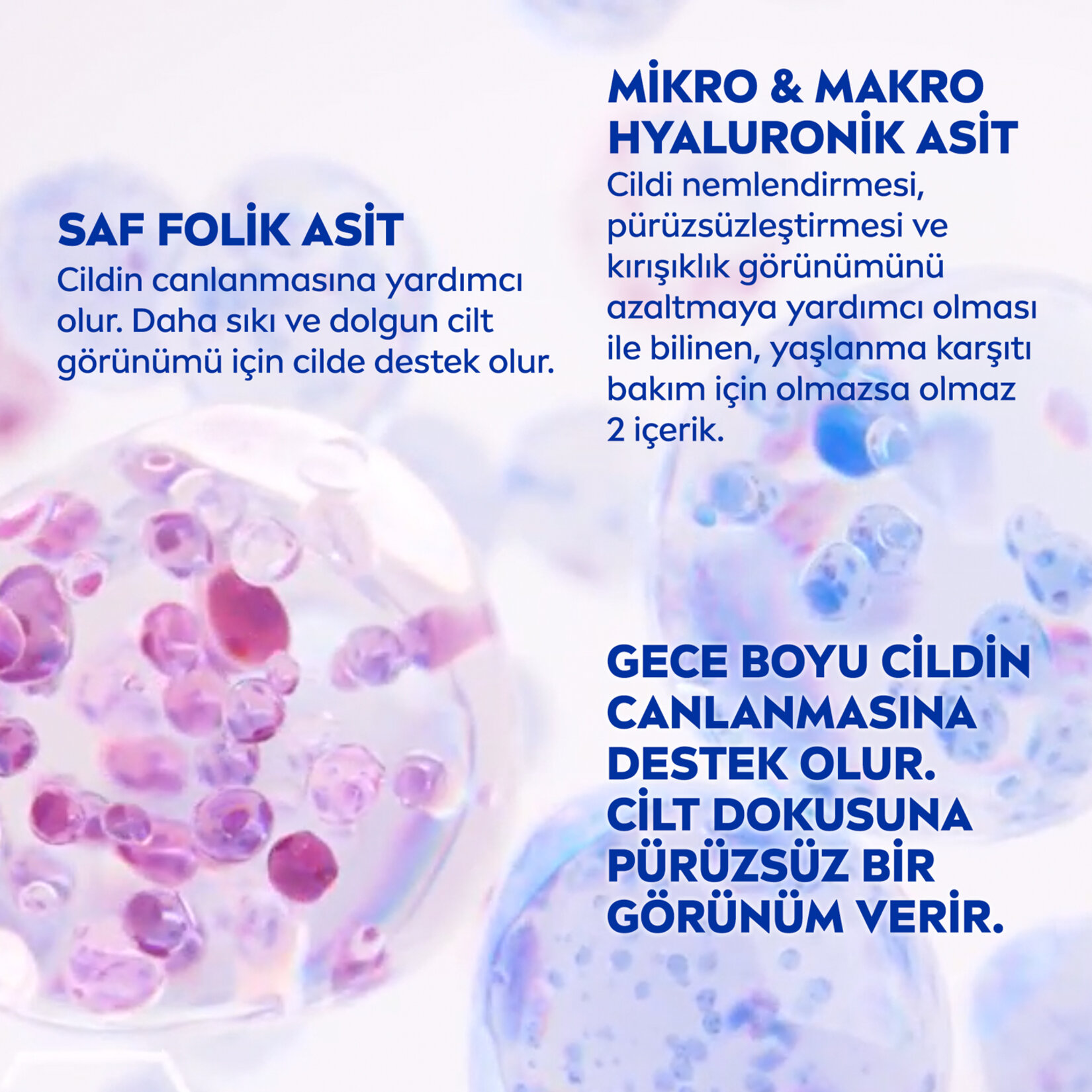 NIVEA Cellular Expert Filler Yaşlanma Karşıtı Yüz Gündüz Bakım Kremi SPF15 50ml - Görsel 5