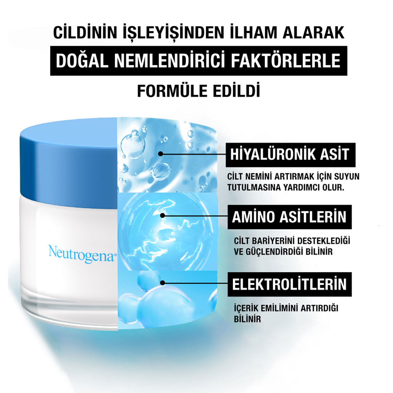 Neutrogena Hydro Boost Gece Kremi 50Ml - Görsel 3