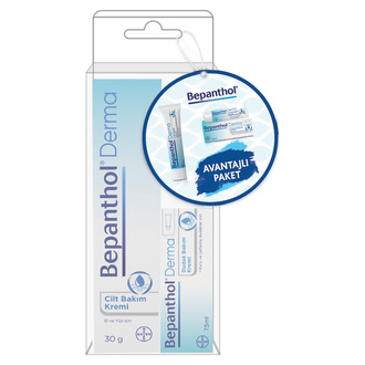 Bepanthol Cilt Bakım Kremi 30 G + Dudak Bakım Kremi 7.5 g