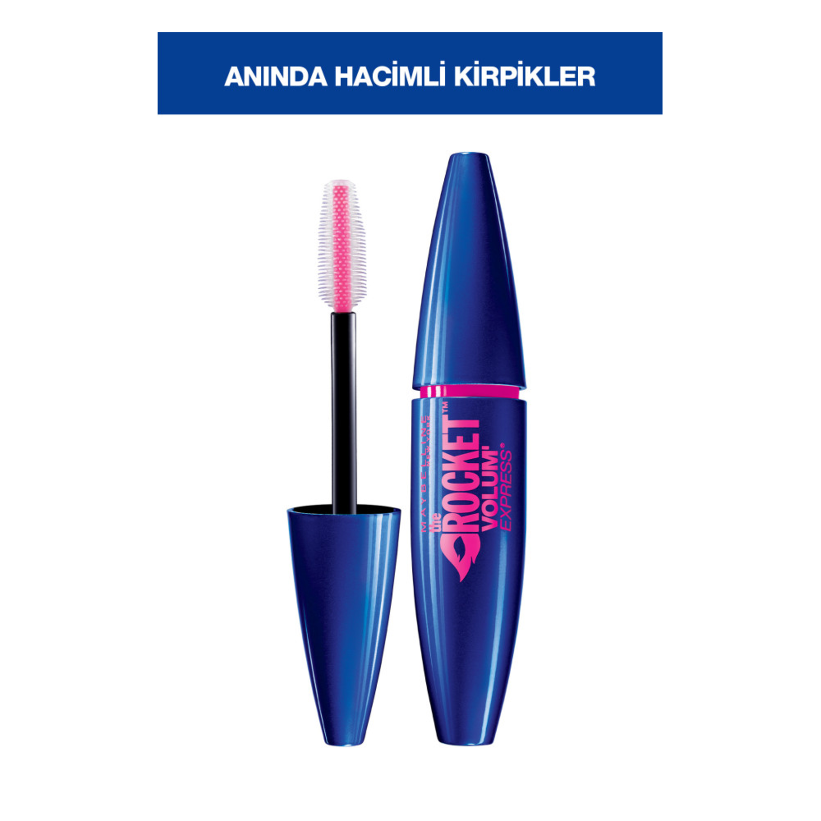 Maybelline New York Volume Express Rocket Siyah Maskara - Görsel 2