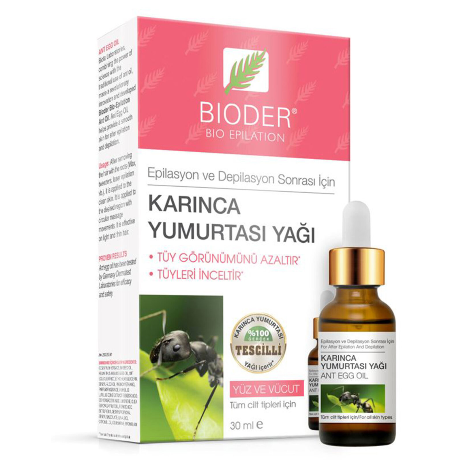 Bioder Karınca Yumurtası Yağı 30 Ml