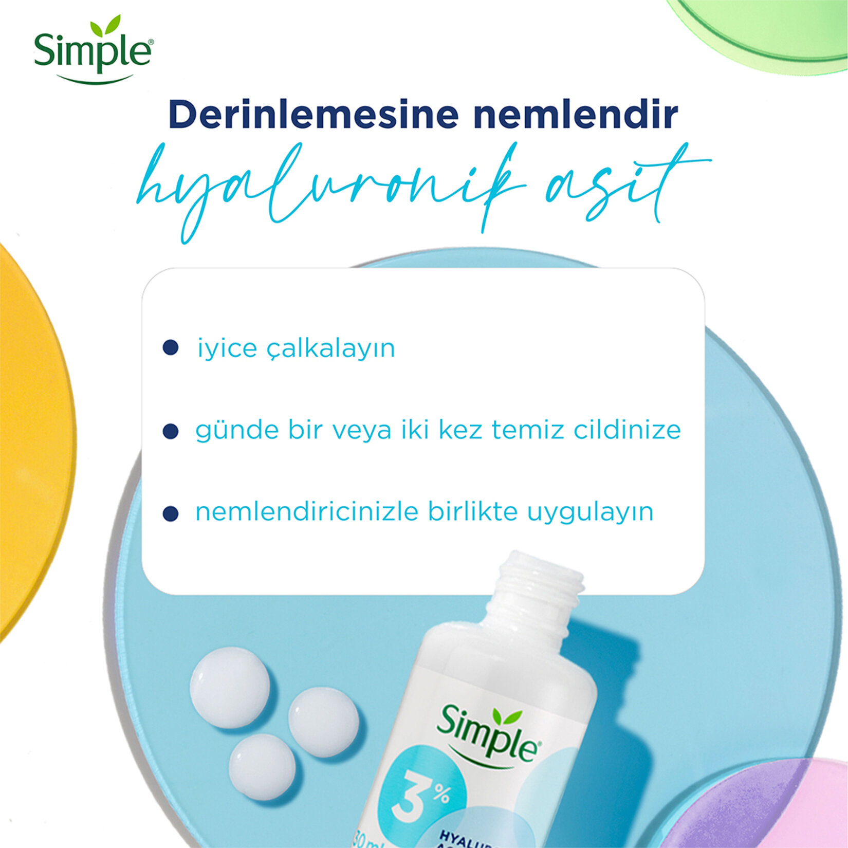 Simple Booster Serum Hyaluronik Asit + B5 30 ml - Görsel 4