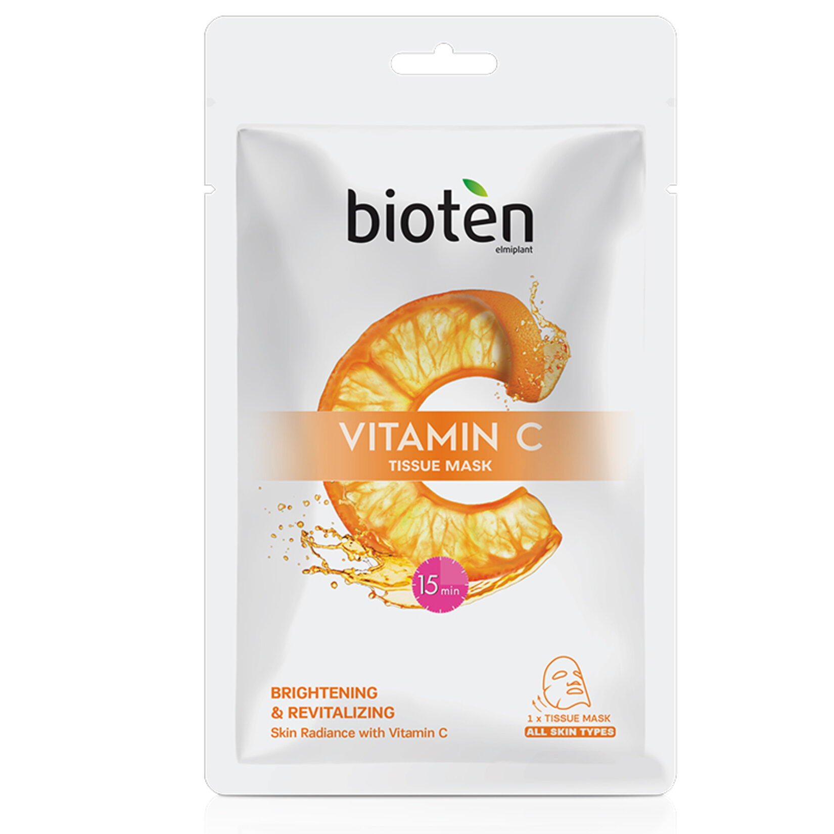 Bioten Vitamin C Aydınlatıcı&Yaşlanma Karşıtı Kağıt Maske 20ml - Görsel 1