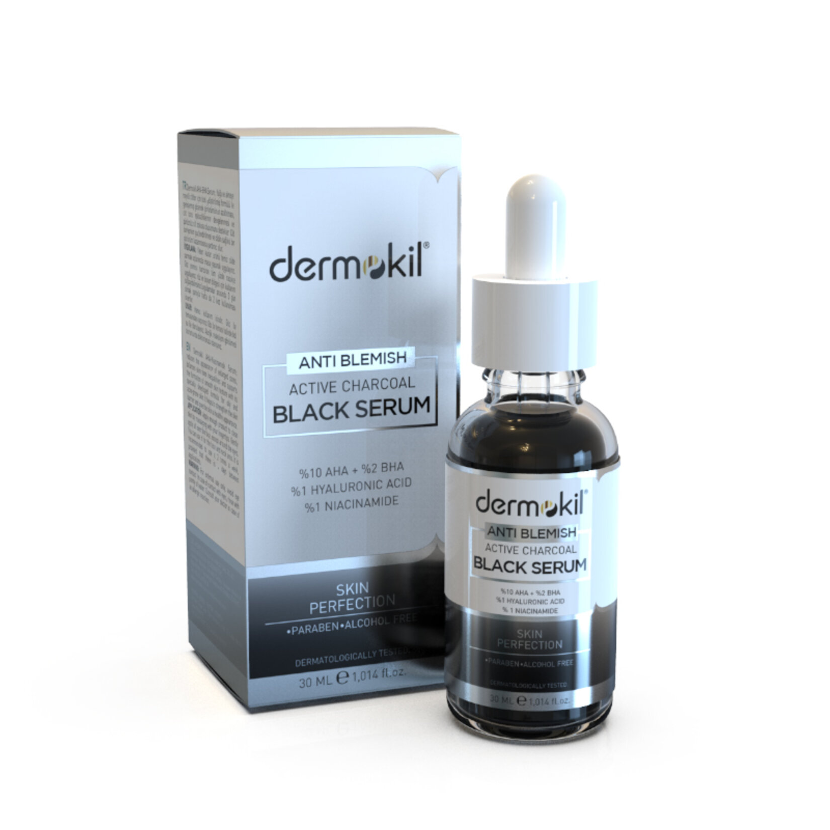 Dermokil Exfoliating Active Carbon Black Serum 30 Ml - Görsel 1