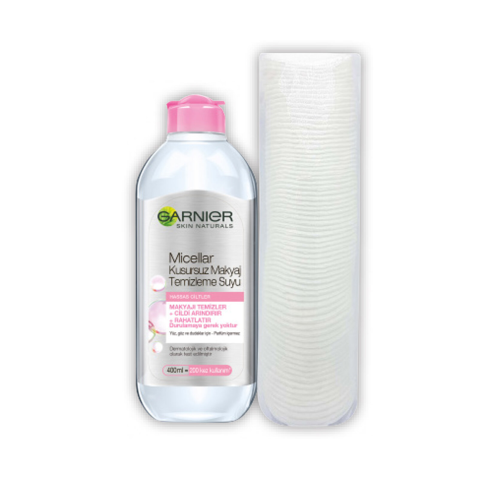 Garnier Kusursuz Makyaj Temizleme Suyu 400Ml + Pamuk Hediye - Görsel 1