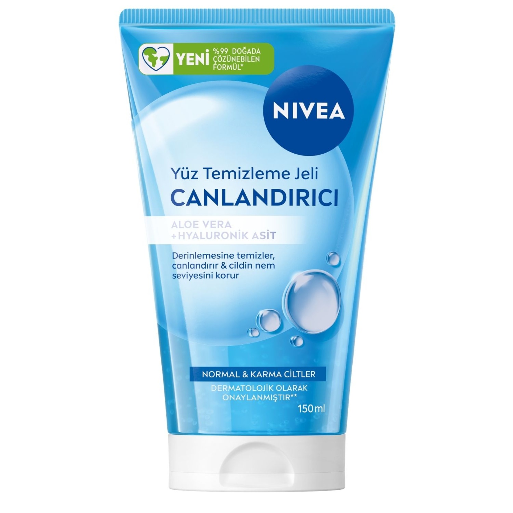 NIVEA Canlandırıcı Yüz Temizleme Jeli 150 Ml - Görsel 1