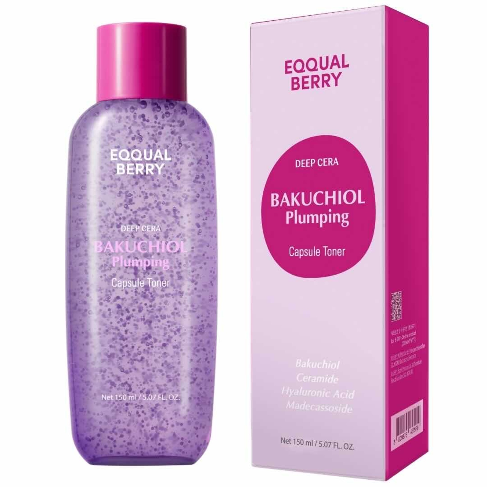 Eqqualberry Bakuchiol Plumping Capsule Toner 150 Ml