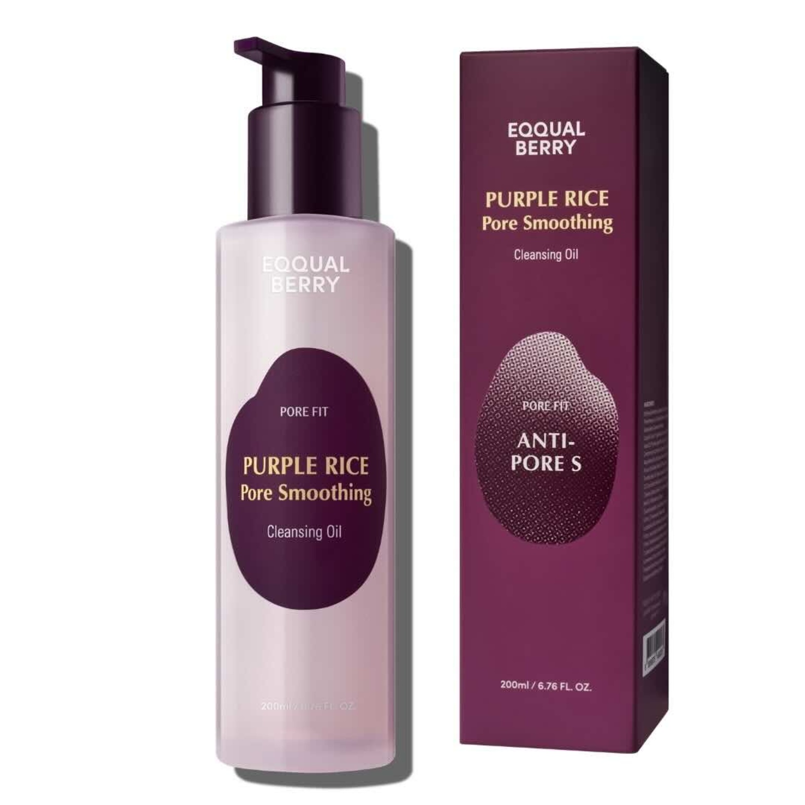 Eqqualberry Purple Rice Pore Cleansing Oil 200 Ml