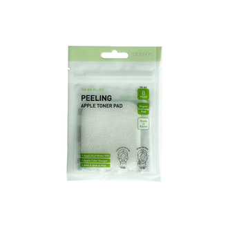 Dermal Peeling Apple Toner Cotton 8 Ped