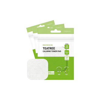 Dermal Teatree Calming Toner Cotton 12 Ped