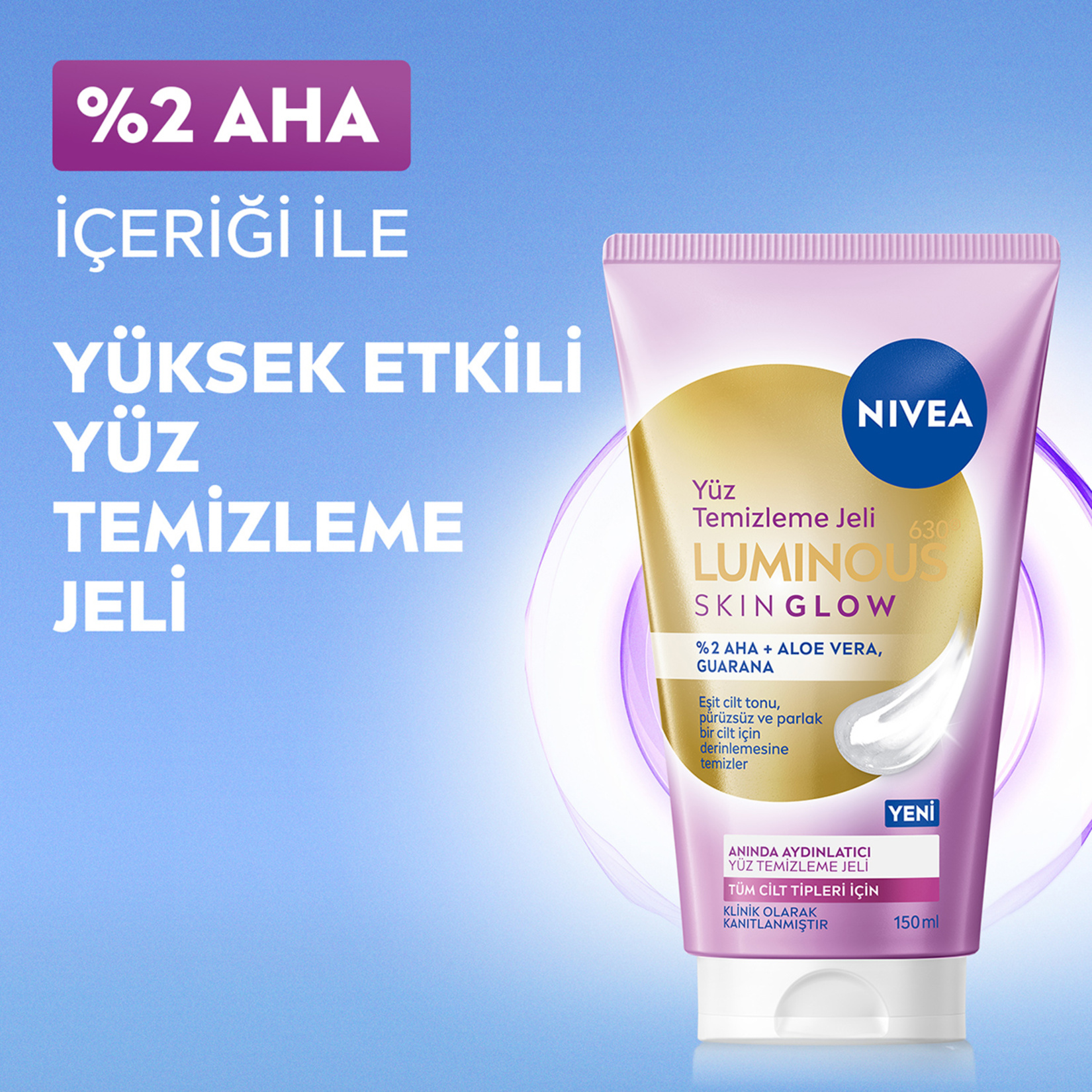 Nivea Skin Glow Anında Aydınlatıcı Yüz Temizleme Jeli 150 Ml - Görsel 4