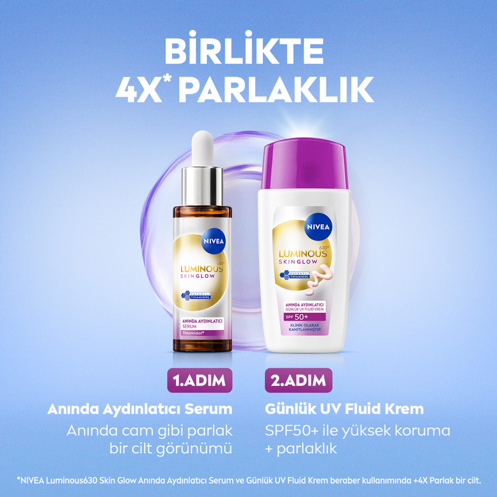 Nivea Luminous630 Skin Glow Anında Aydınlatıcı Krem 40 Ml - Görsel 10