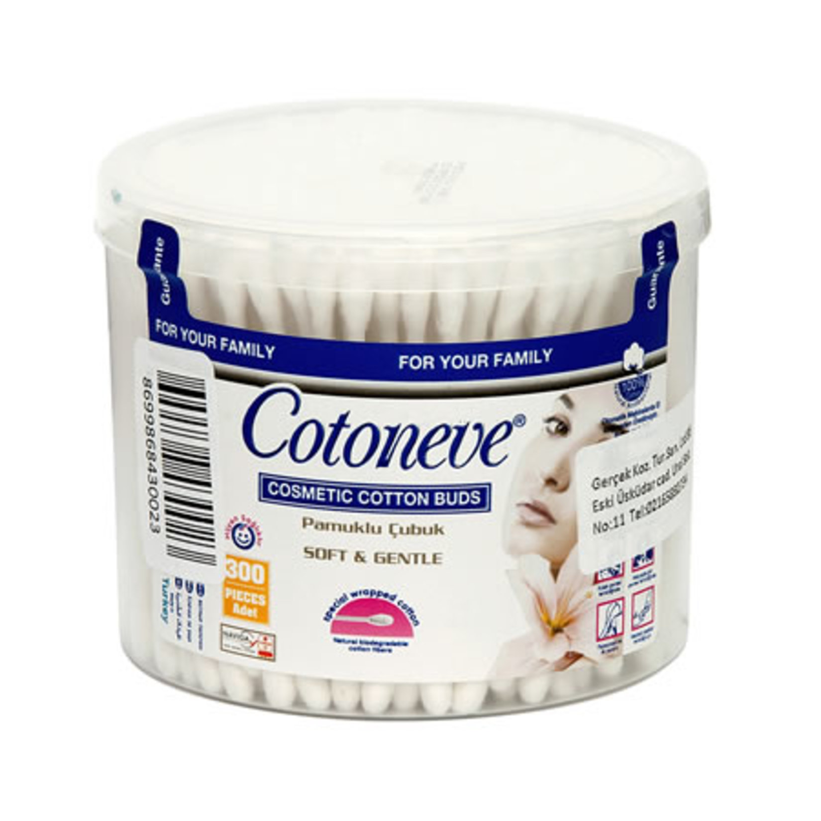 Cotoneve Kulak Çubuğu 300 Adet