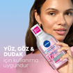 NIVEA Aqua Rose Micellar Gül Suyu İçeren Çift Fazlı Makyaj Temizleme Suyu 400ml - Görsel 4