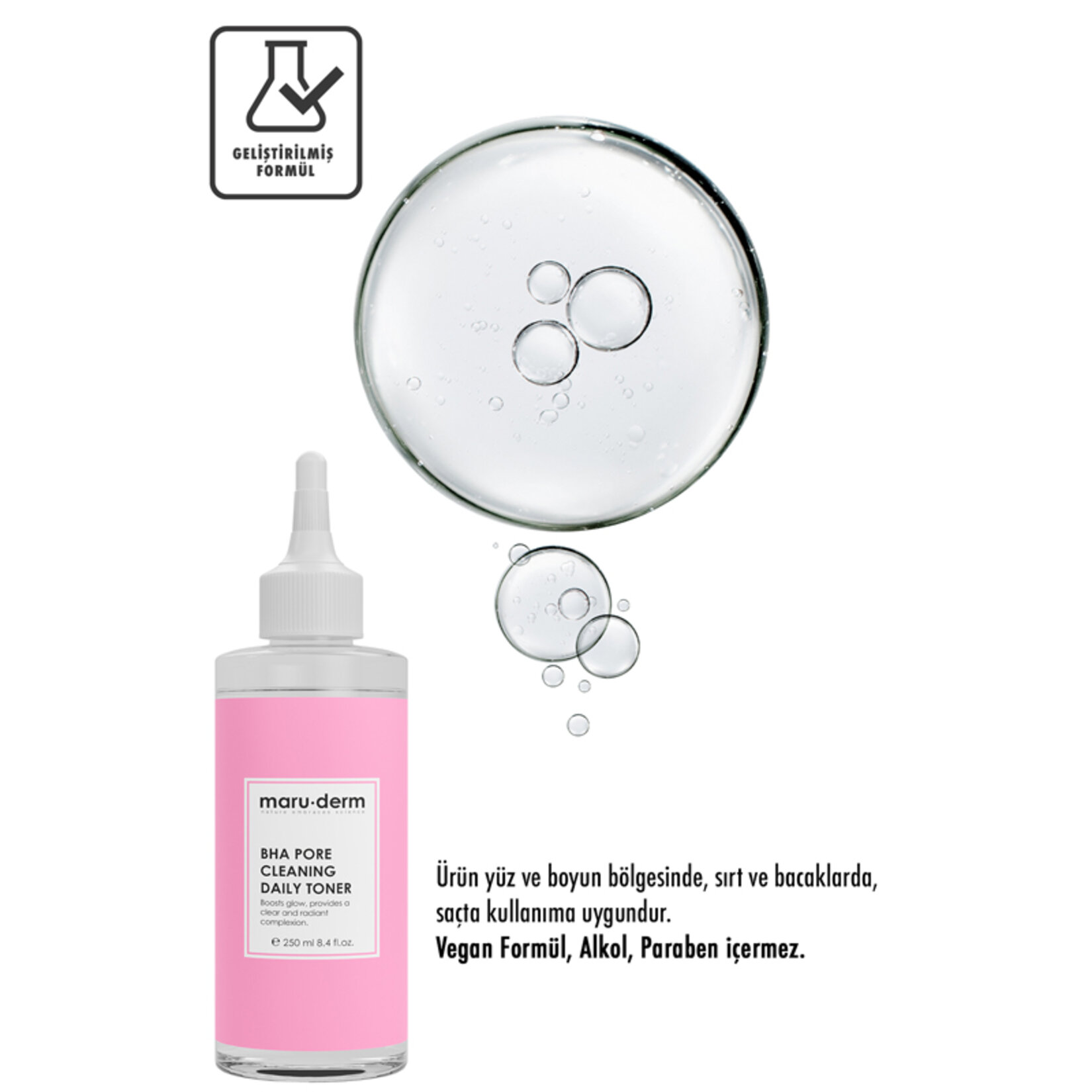 Maruderm Bha Gözenek Sıkılaştırıcı Tonik 250 Ml - Görsel 3