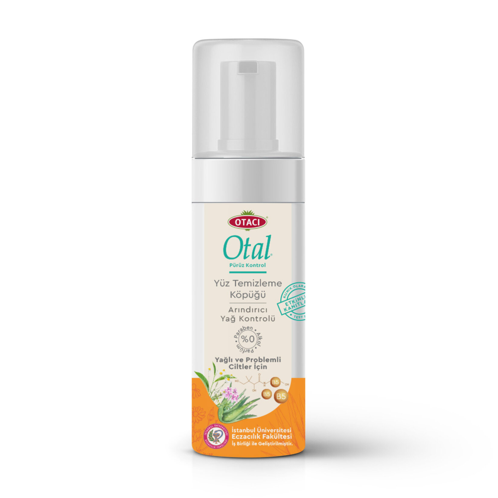 Otacı Otal Pürüz Kontrol Yüz Temizleme Köpüğü 150Ml