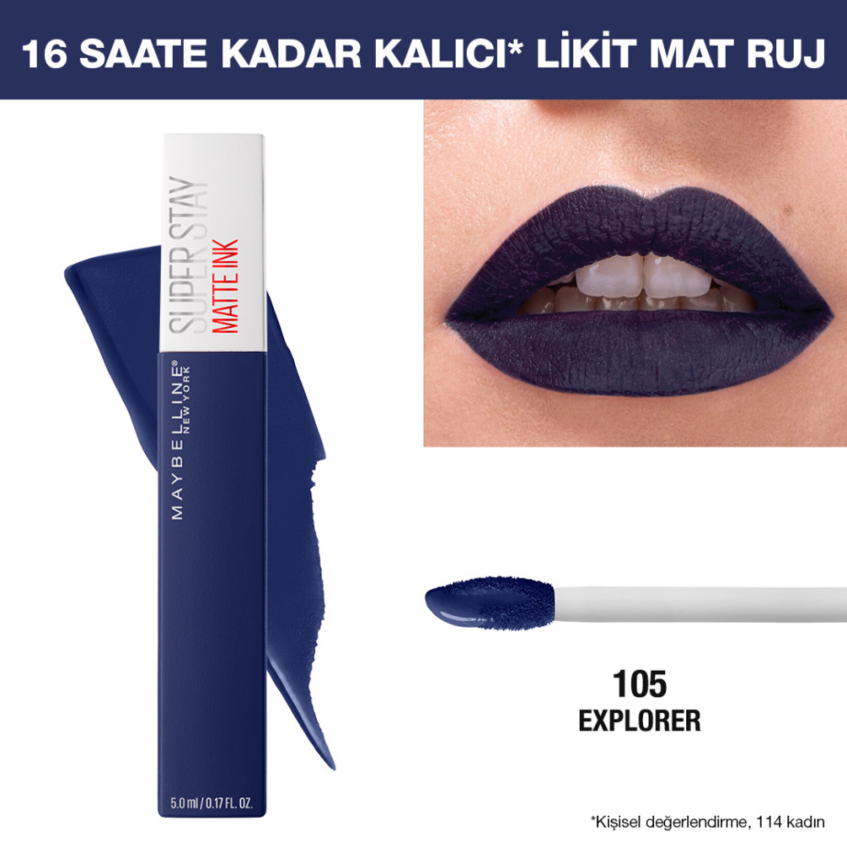 Maybelline Sstay Matte Ink Brıcks 105 Explo 36G - Görsel 5