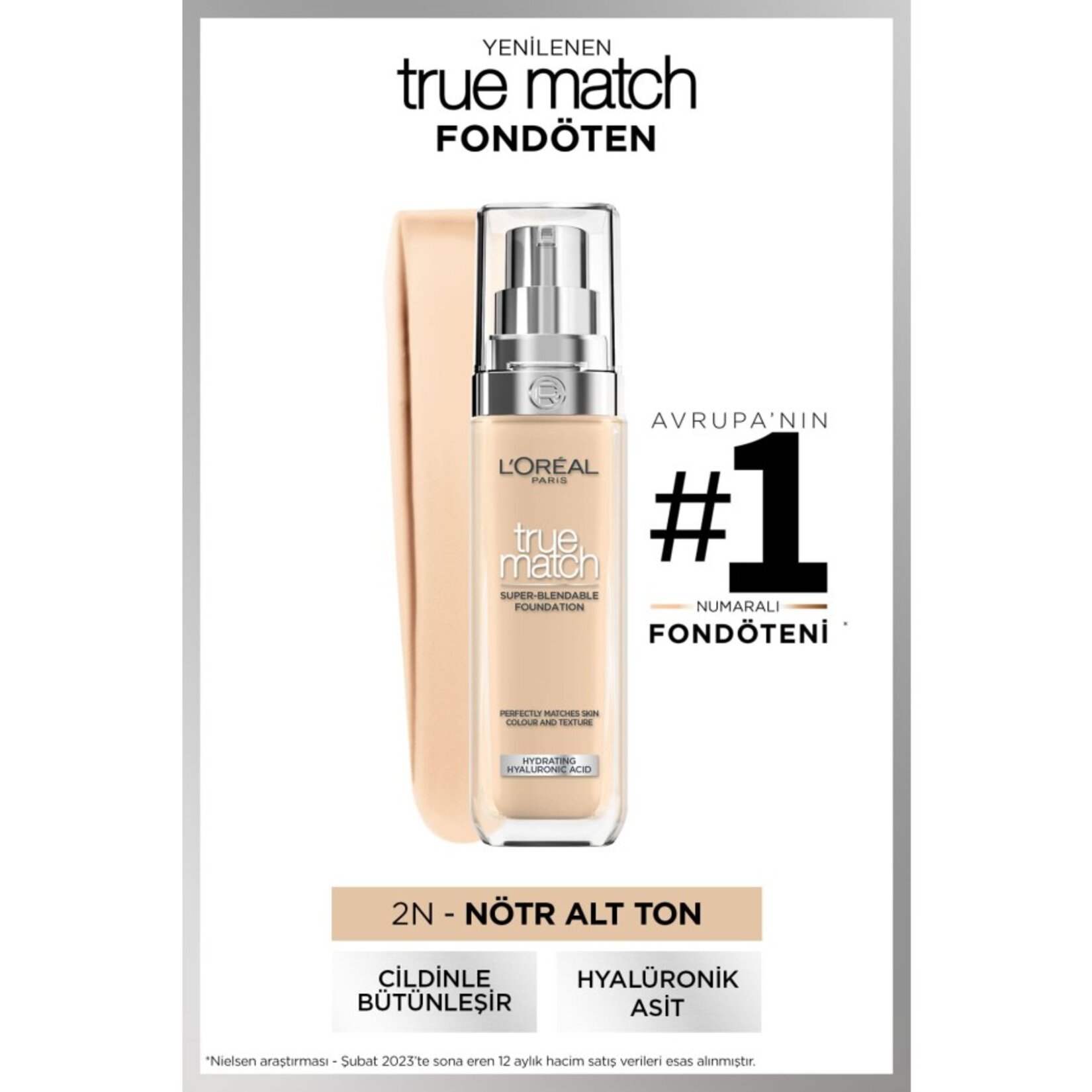 L'Oréal Paris True Match  Fondöten - 2N - Görsel 2