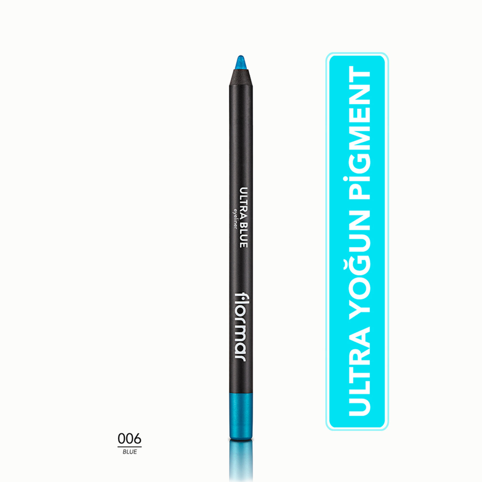 Flormar Ultra Eyeliner Yoğun Renk Veren Kremsi Dokulu Göz Kalemi - 006 Blue - Görsel 2