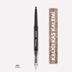 Flormar Angled Kesik Uçlu Kendinden Fırçalı Asansörlü Kaş Kalemi - 004 Dark Brown - Görsel 2