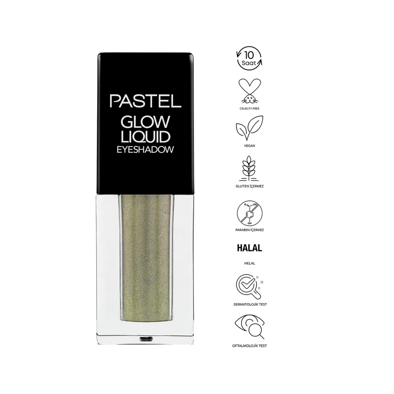 Pastel Glow Liquid Eyeshadow - Likit Far 224 Rainforest - Görsel 4