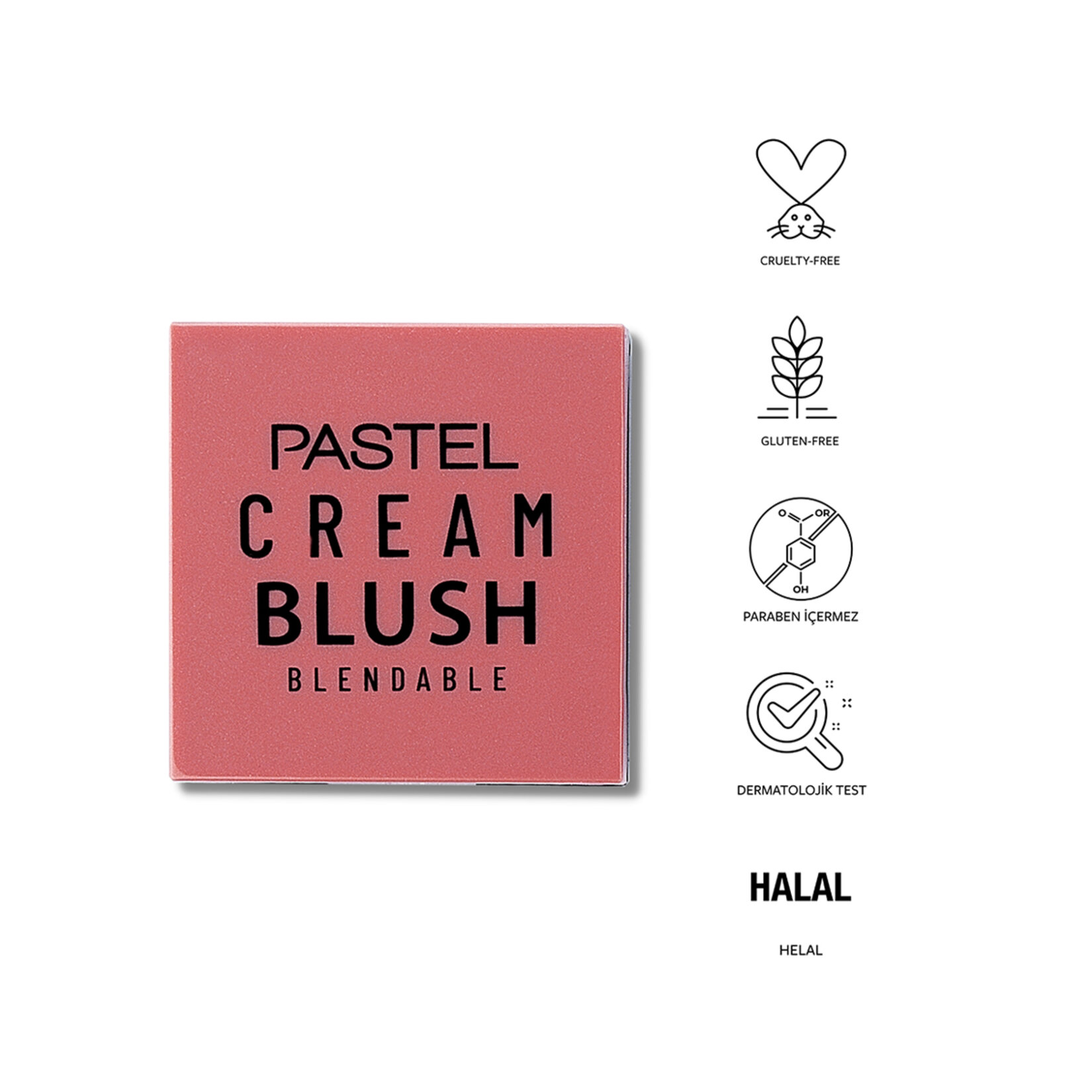 Pastel Cream Blush - Krem Allık 41 Dazzling - Görsel 4
