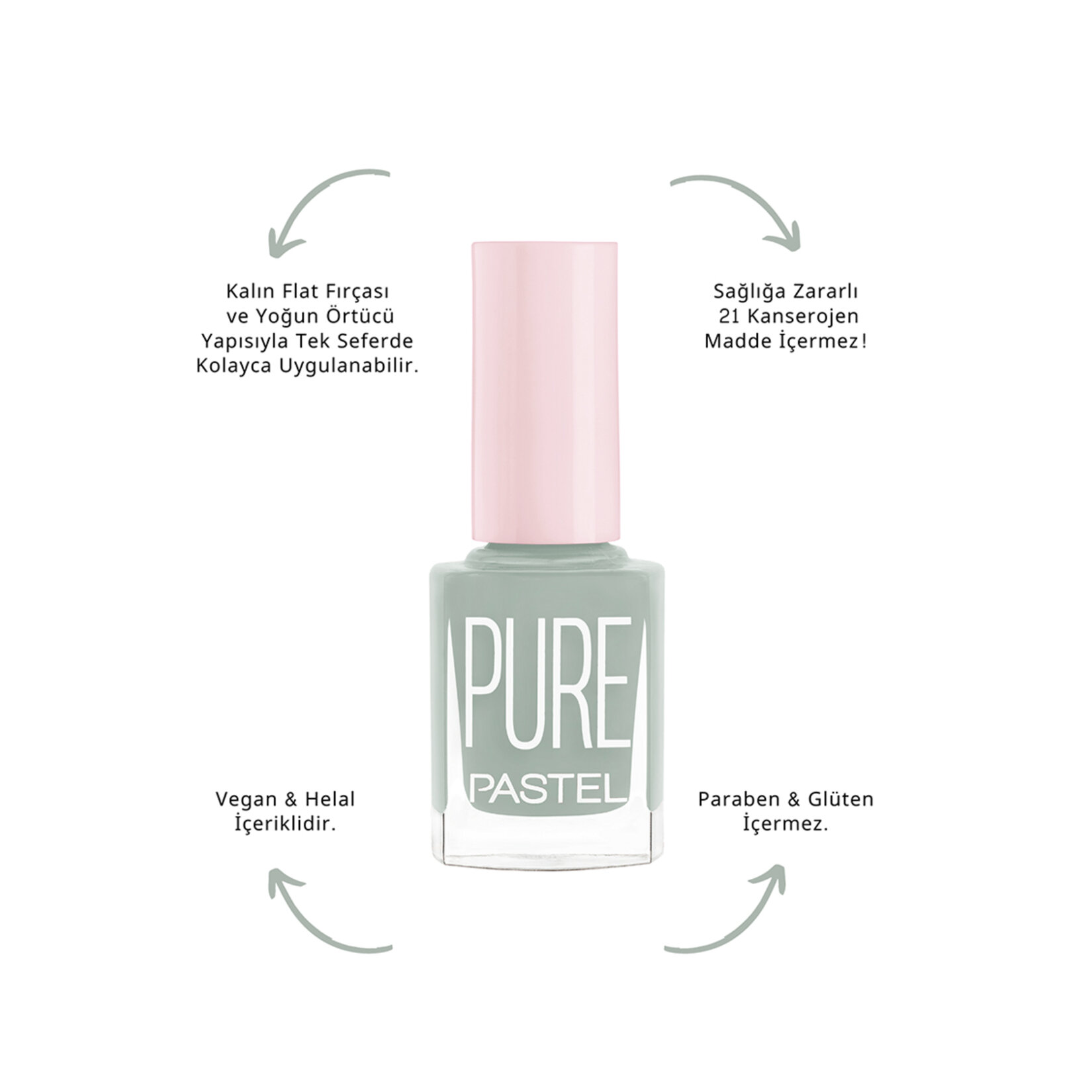 Pastel Pure Oje 618 - Görsel 2