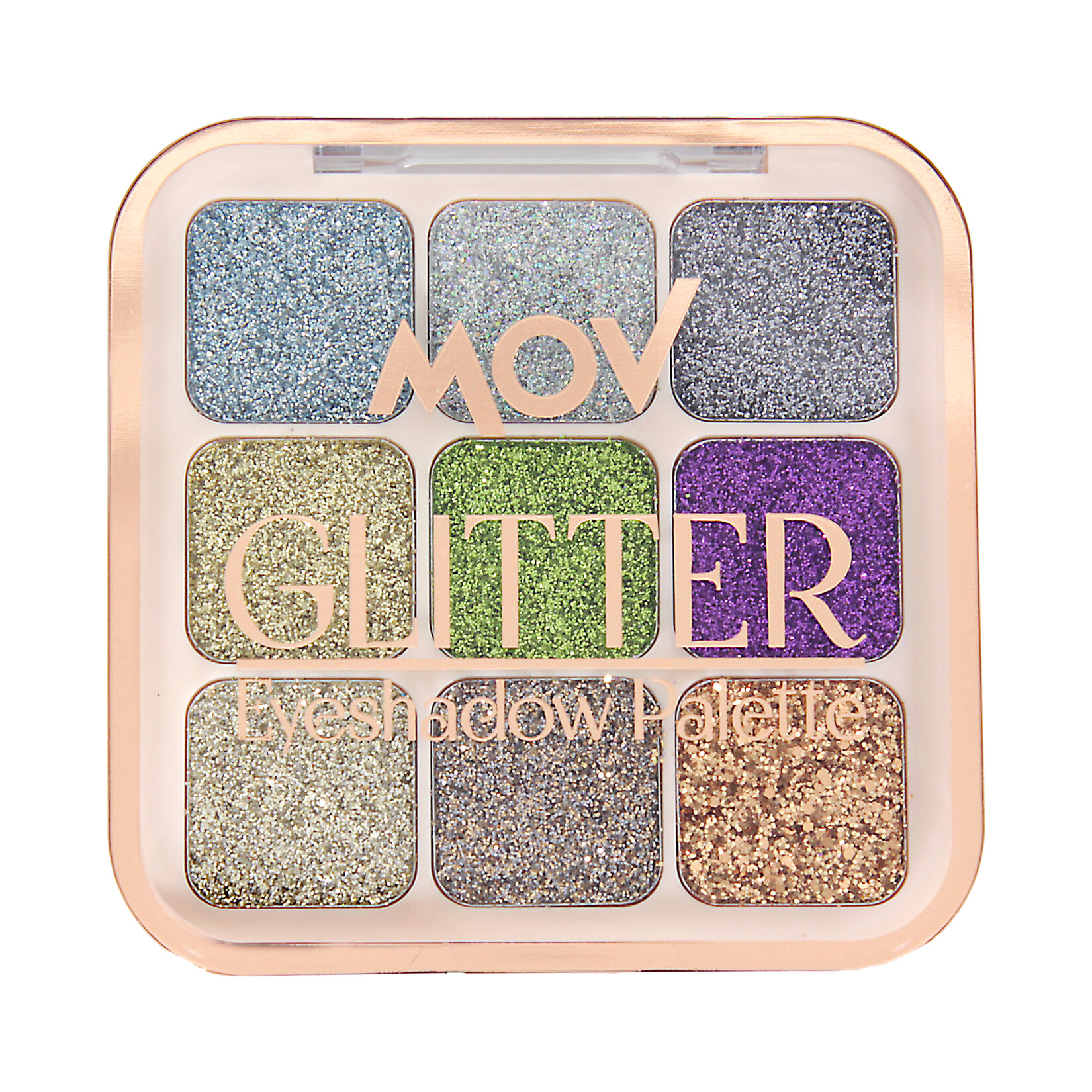 Mov 9'lu  Far Paleti Glitter  No:02