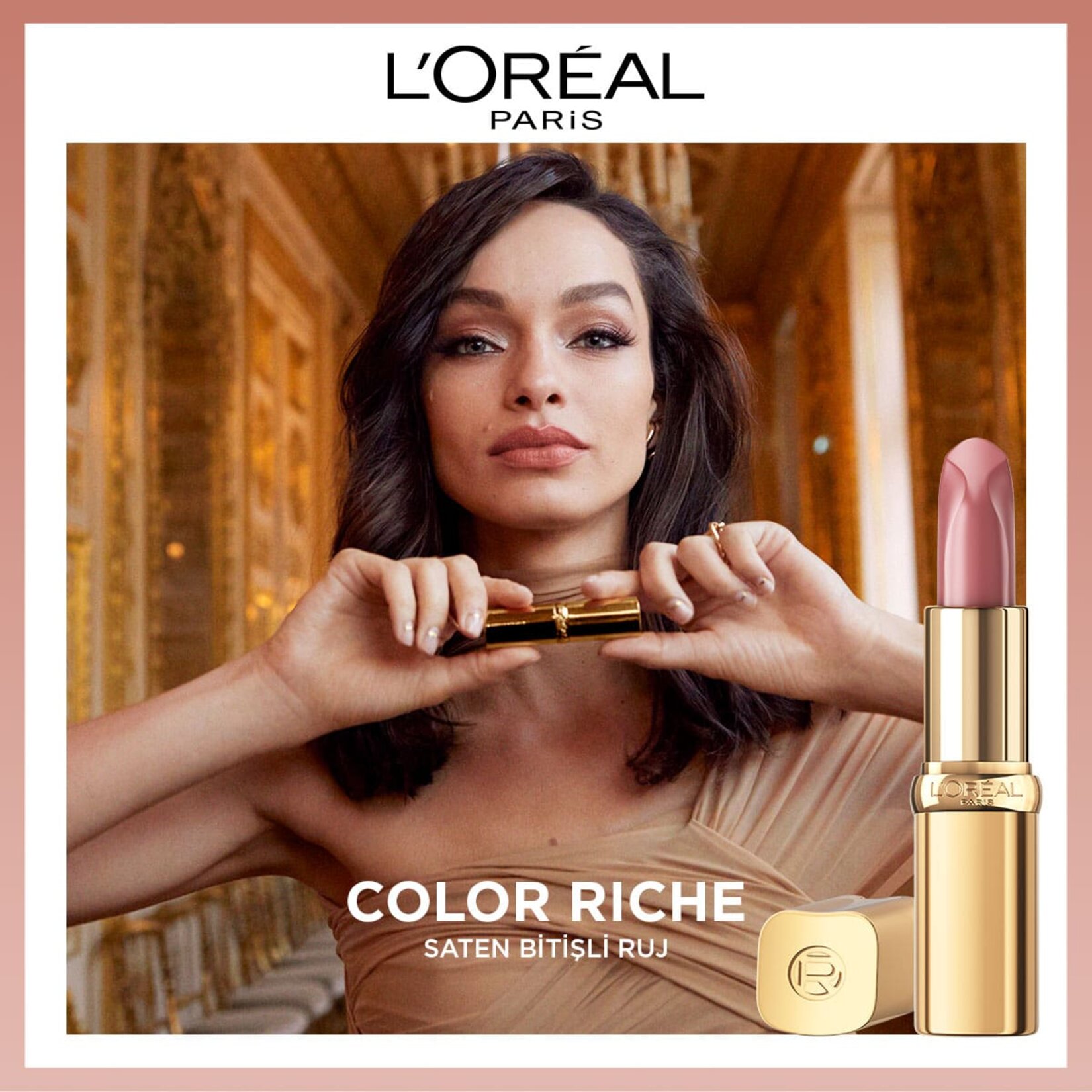 L'Oréal Paris Color Rich Nudes Of Worth 520 Nude Defiant - Görsel 3