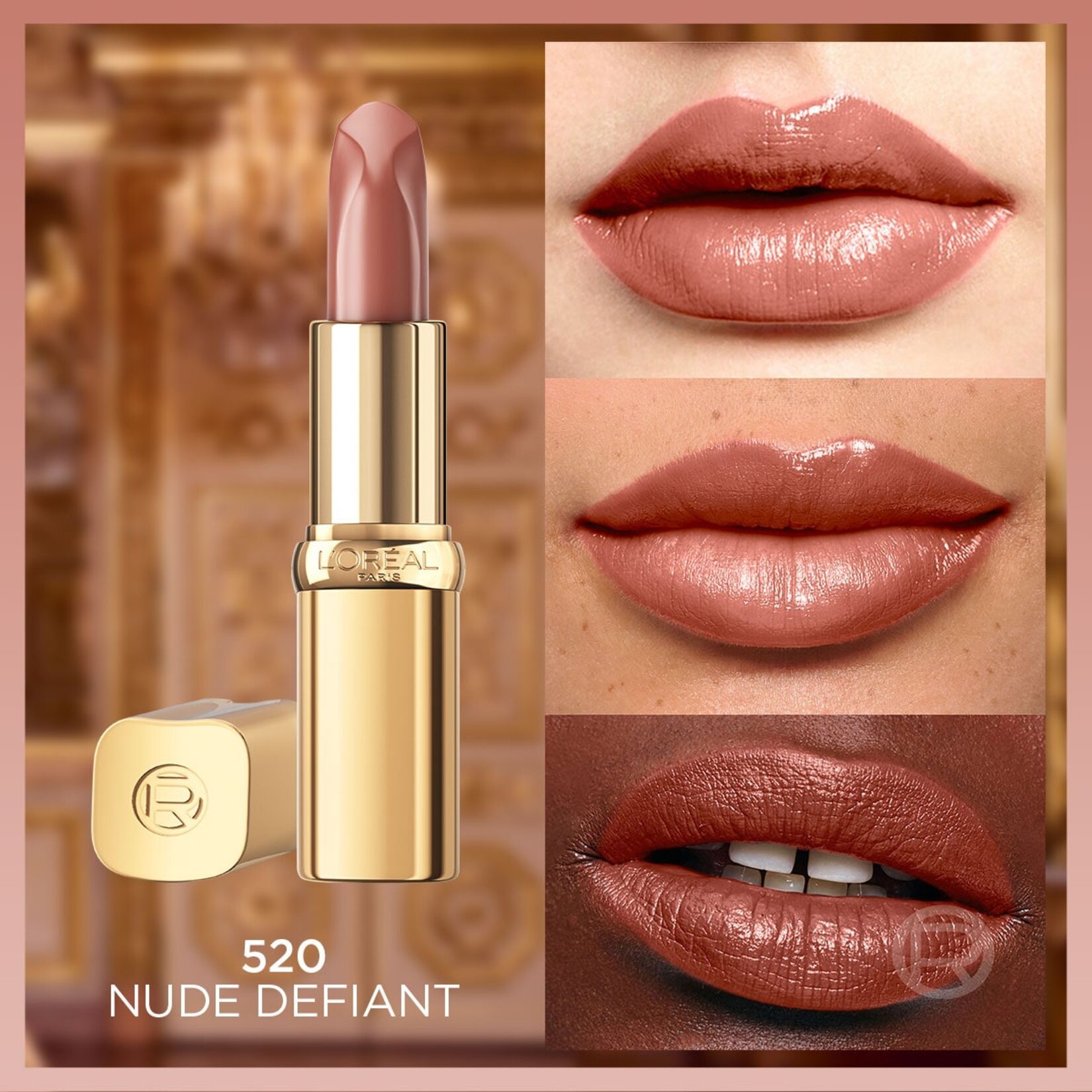 L'Oréal Paris Color Rich Nudes Of Worth 520 Nude Defiant - Görsel 2