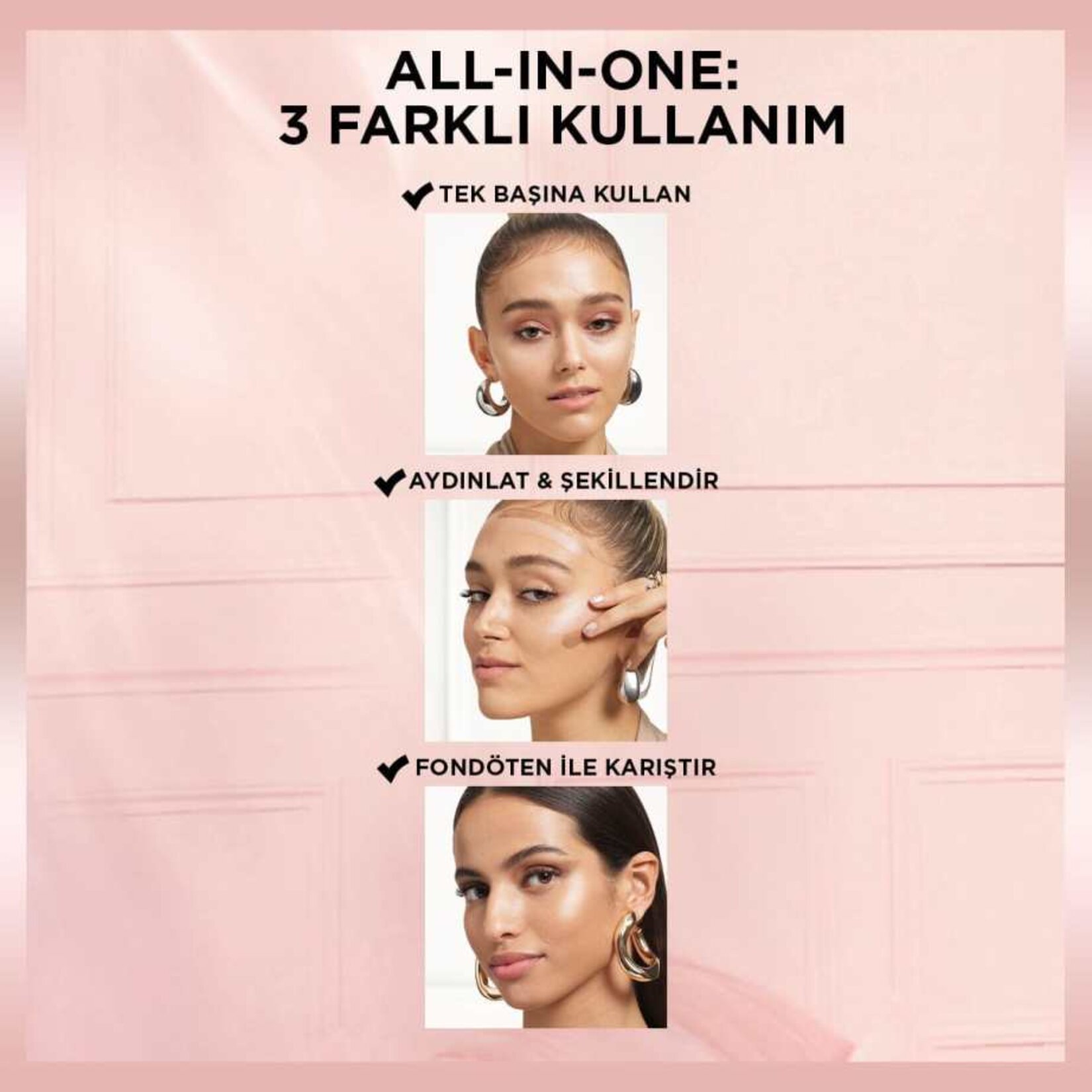 L'Oréal Paris Glotion All-In-One Doğal Işıltı 901 - Fair Glow 40 Ml - Görsel 4