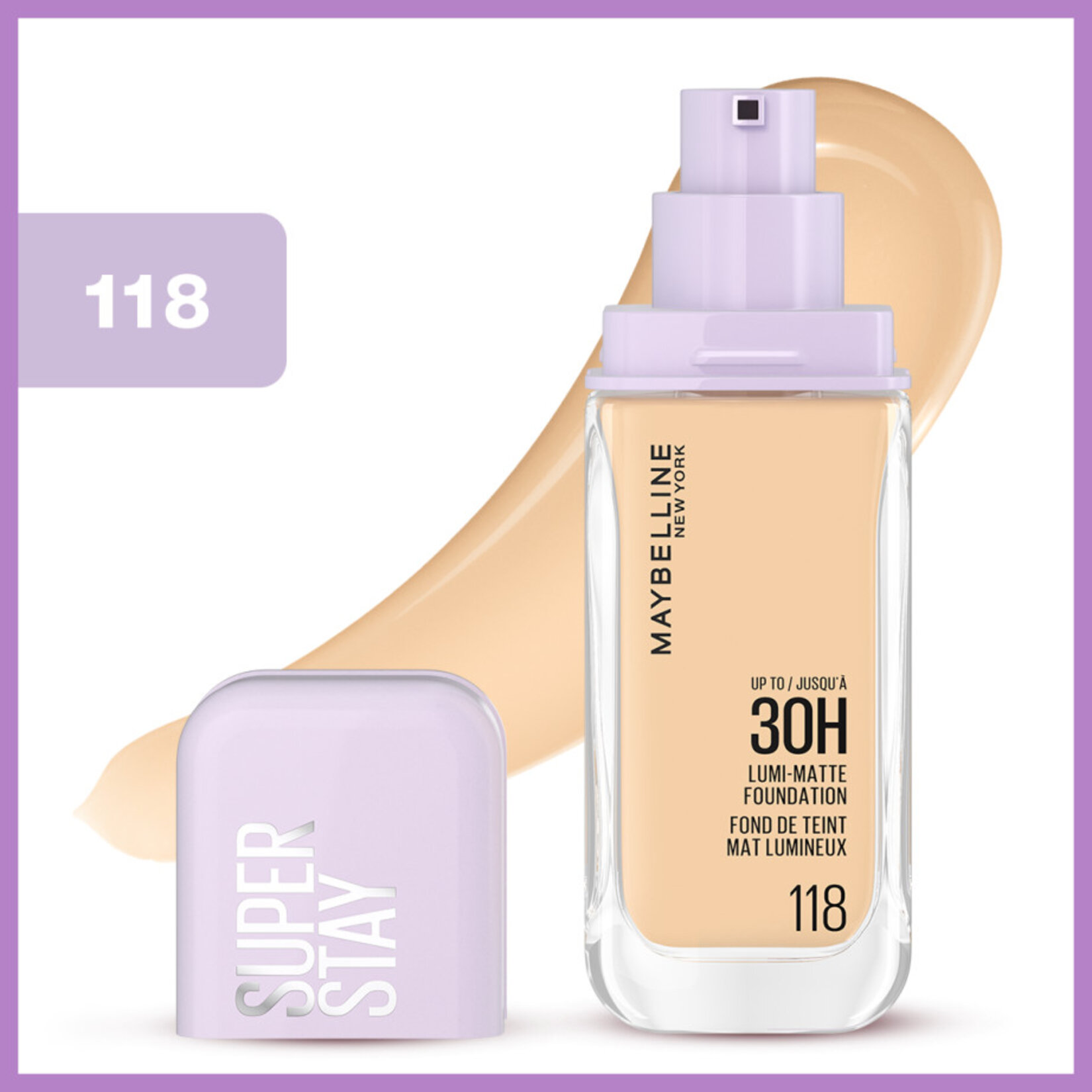Maybelline New York Super Stay Lumi Fondöten - 118 - Görsel 2